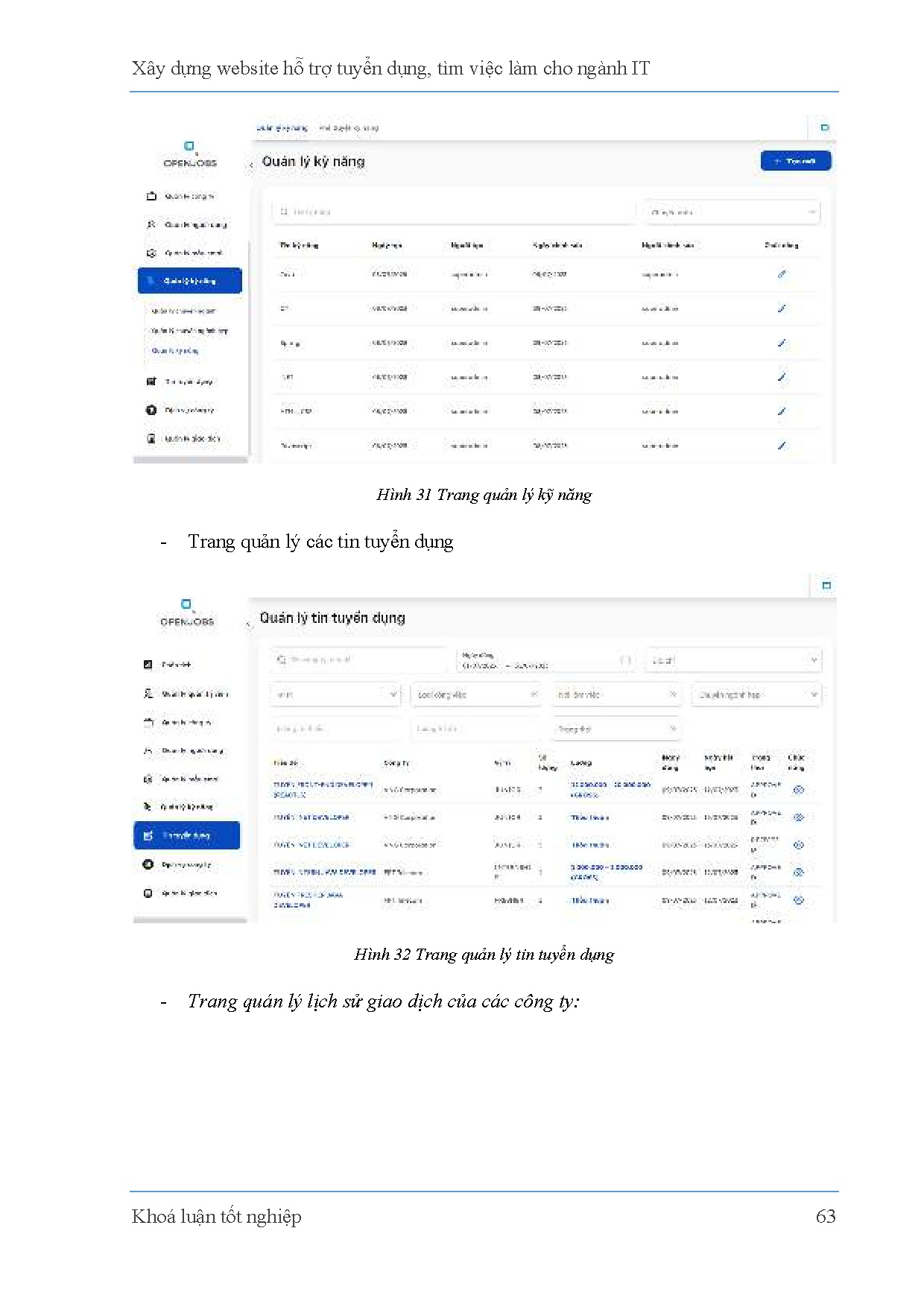 Đồ án tốt nghiệp - Xây dựng Website hỗ trợ tuyển dụng và tìm việc làm cho ngành IT - Trang 82