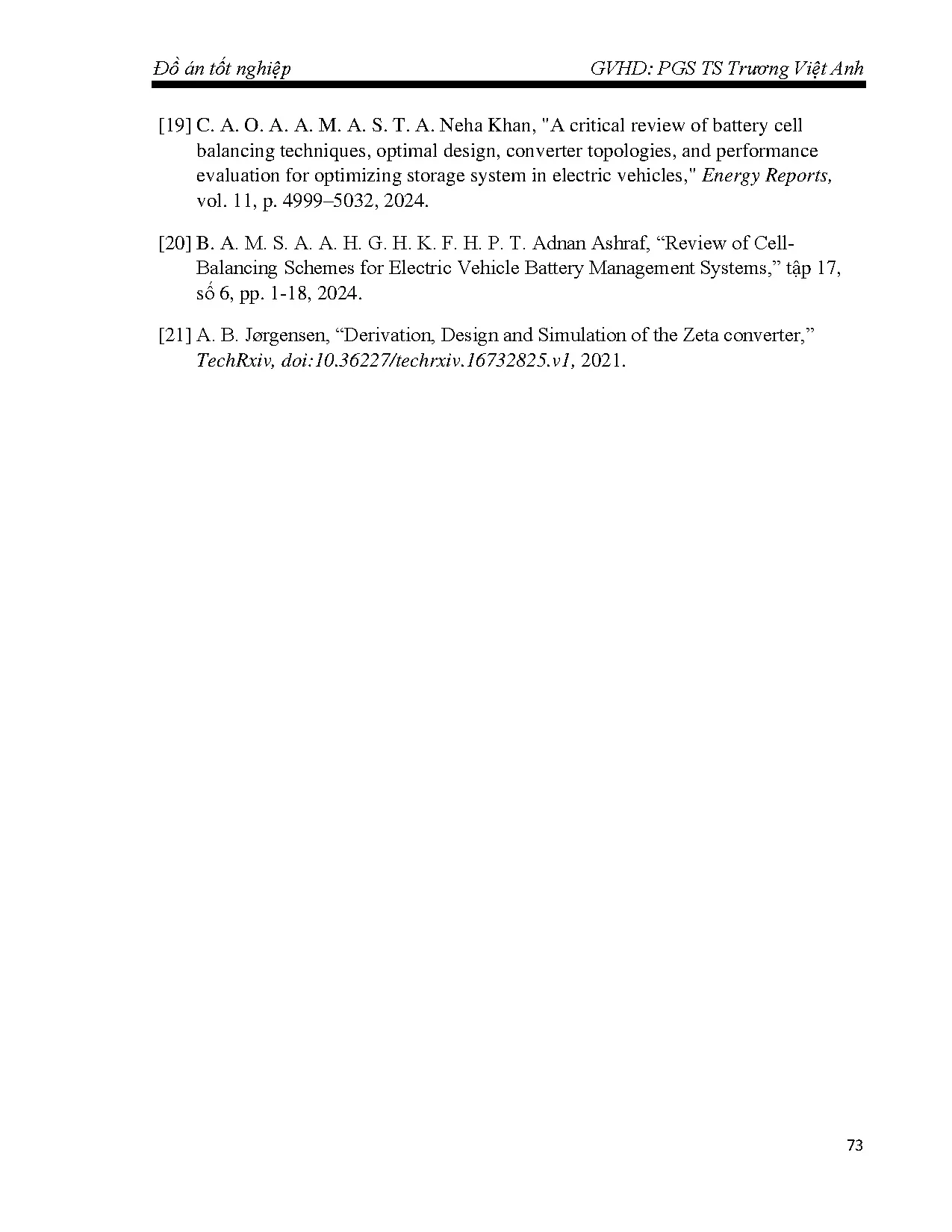 Đồ án tốt nghiệp - Nghiên cứu mạch cân bằng điện áp của Pin Lithium dựa vào mạch DC - DC BC - Trang 103