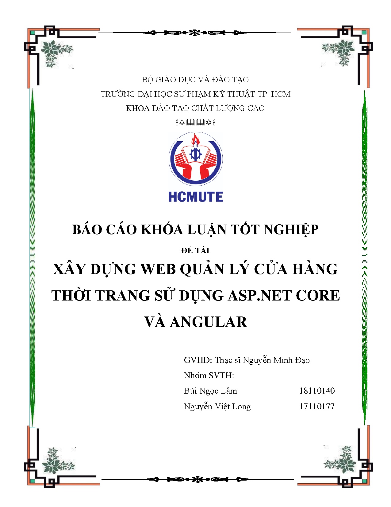 Đồ án tốt nghiệp - Xây dựng web quản lý cửa hàng thời trang sử dụng Asp.net core và Angular