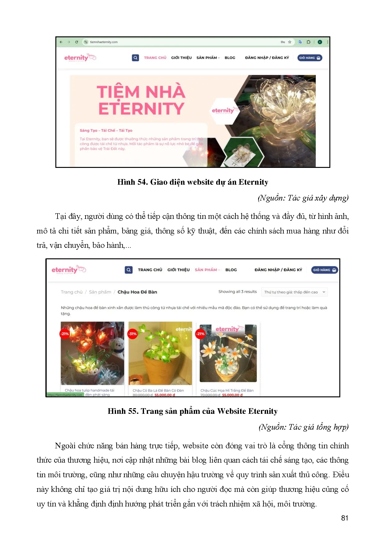 Đồ án tốt nghiệp - Xây dựng và phát triển dự án kinh doanh online sản phẩm trang trí HTCTRTNE - Trang 103