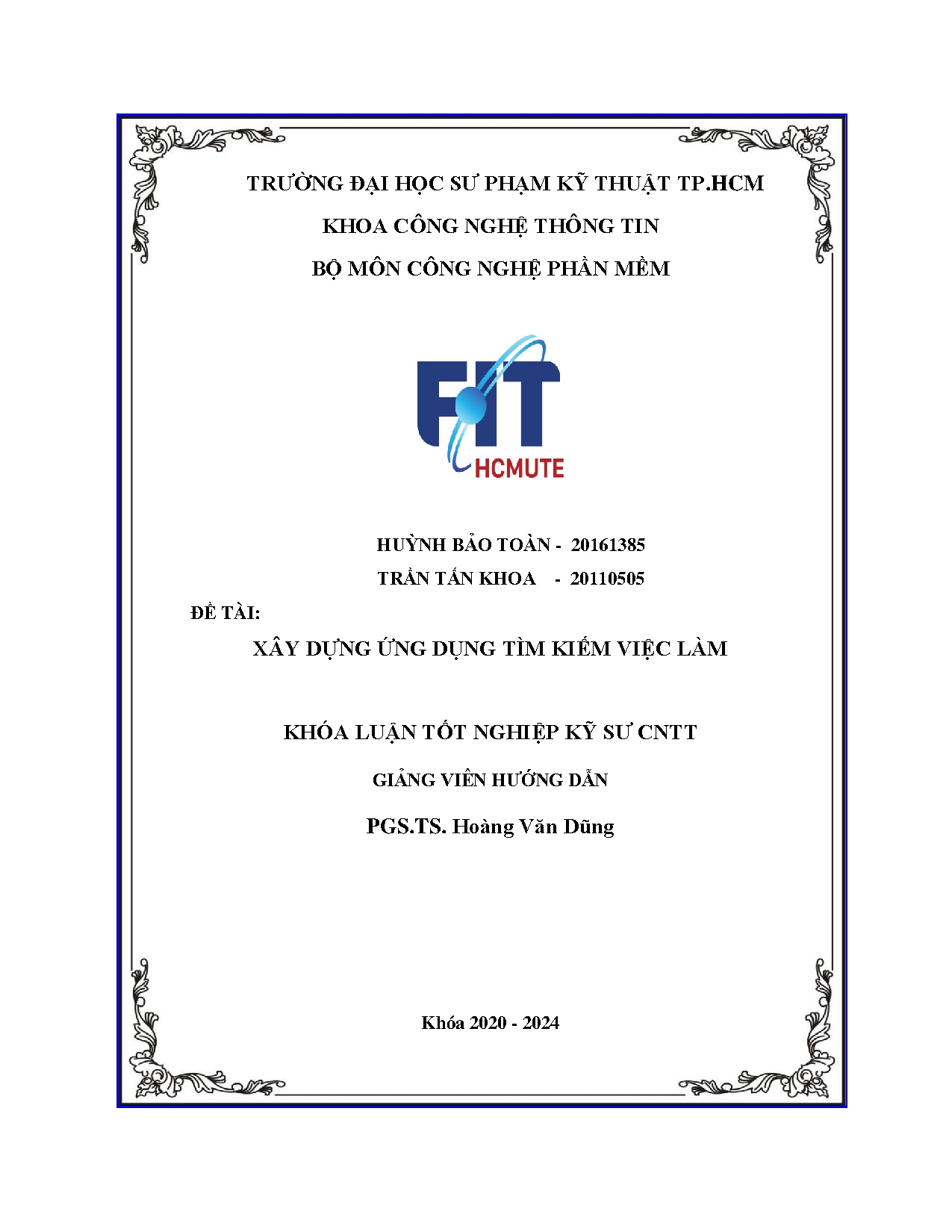 Đồ án tốt nghiệp - Xây dựng ứng dụng tìm kiếm việc làm