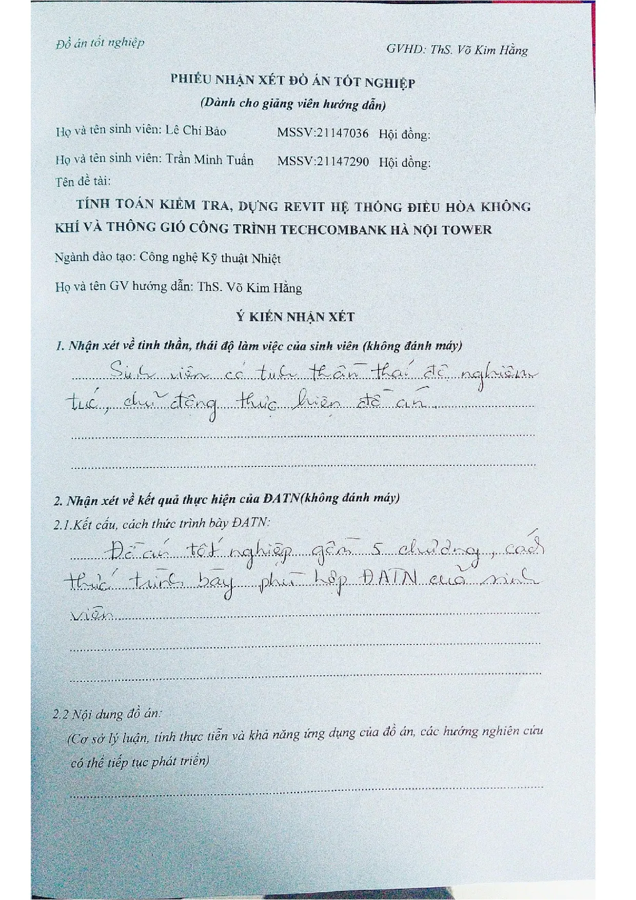 Đồ án tốt nghiệp - Tính toán kiểm tra, dựng Revit hệ thống điều hòa không khí và thông gió CTTHNT - Trang 4