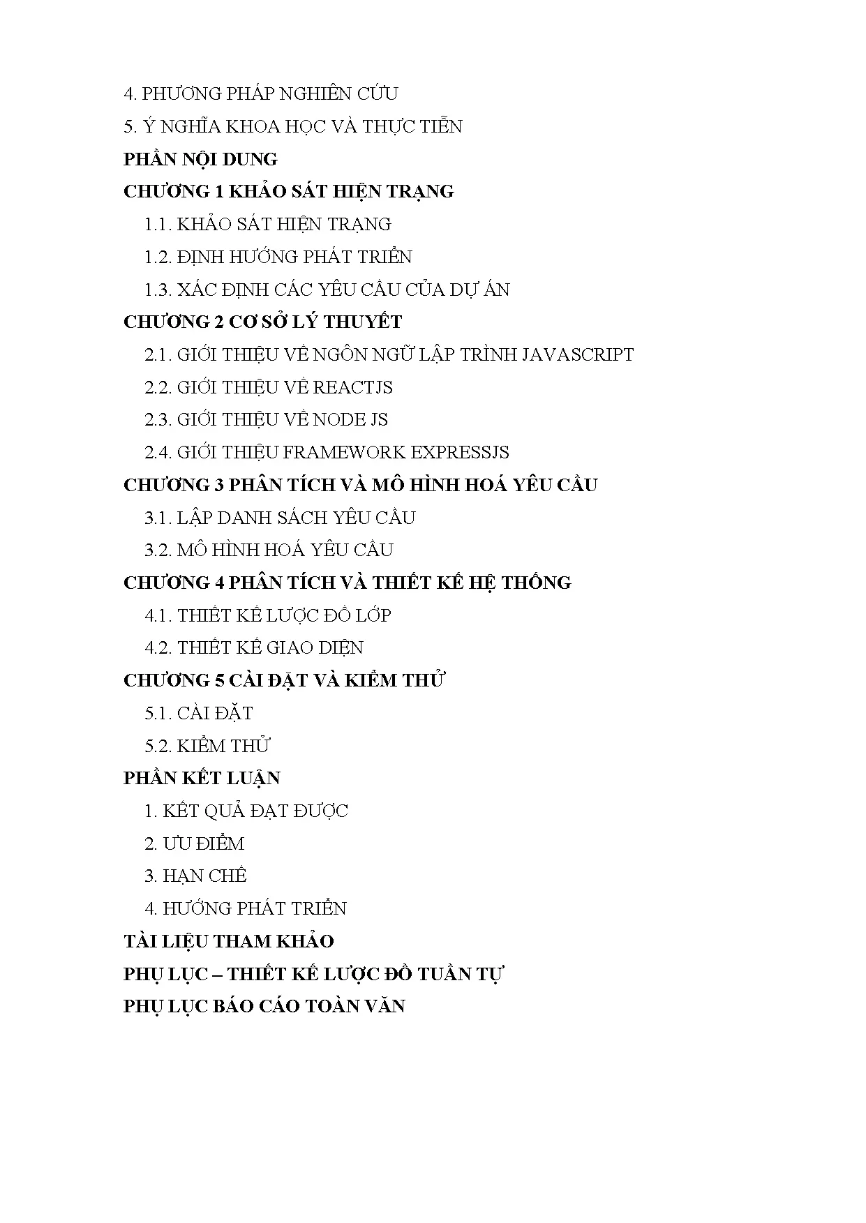 Đồ án tốt nghiệp - Thiết kế và xây dựng website tuyển sinh đại học. - Trang 4