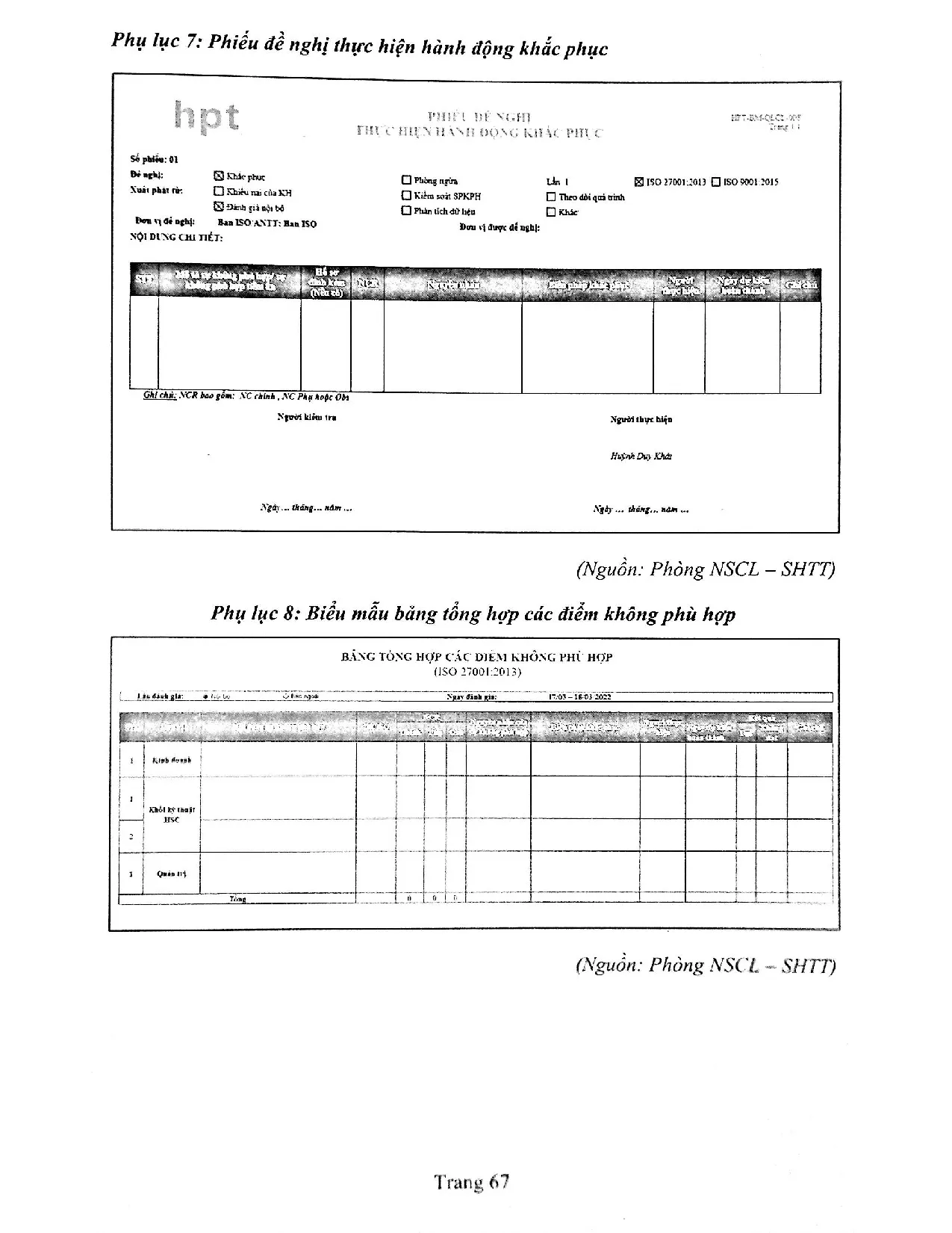 Đồ án tốt nghiệp - Phân tích thực trạng áp dụng hệ thống quản lý an toàn thông tin I 2 TCTCPDVCNTHH - Trang 78
