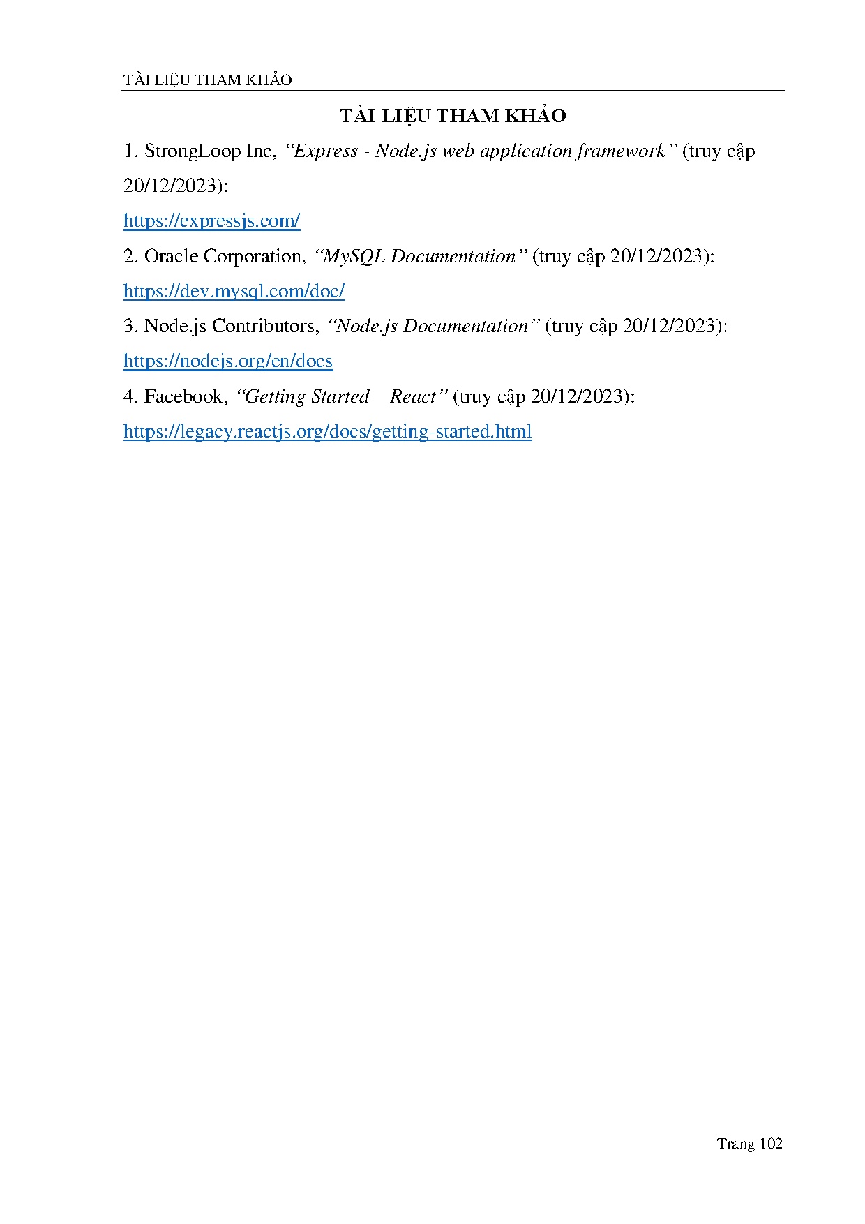 Ảnh một số trang tài liệu