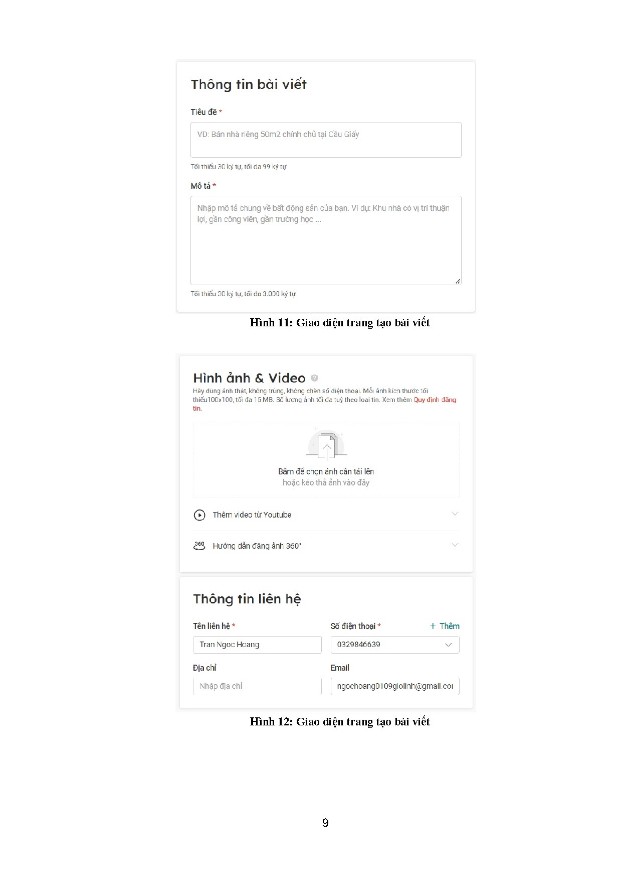 Ảnh một số trang tài liệu