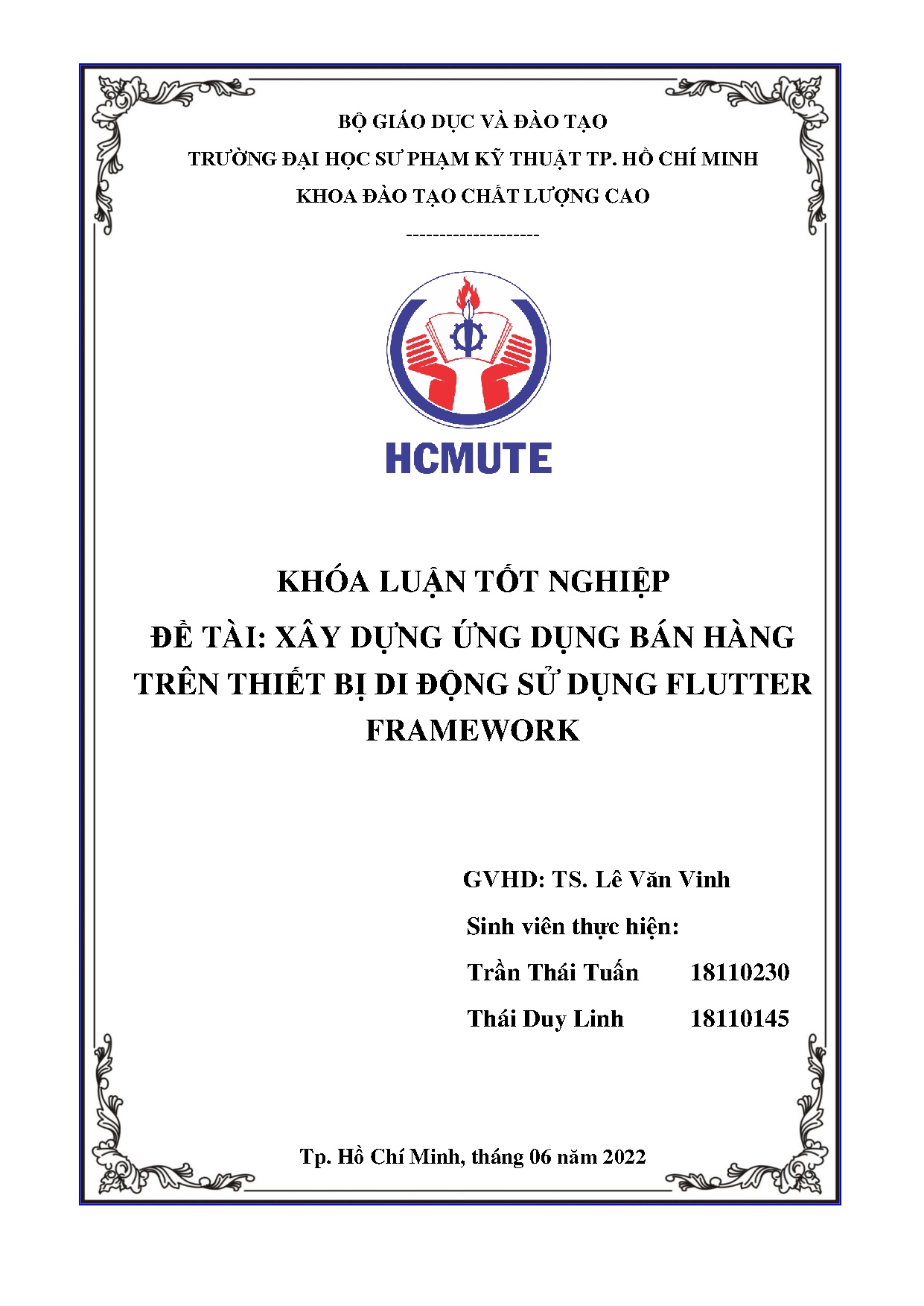 Đồ án tốt nghiệp - Xây dựng ứng dụng bán hàng trên thiết bị di động sử dụng Flutter Framework