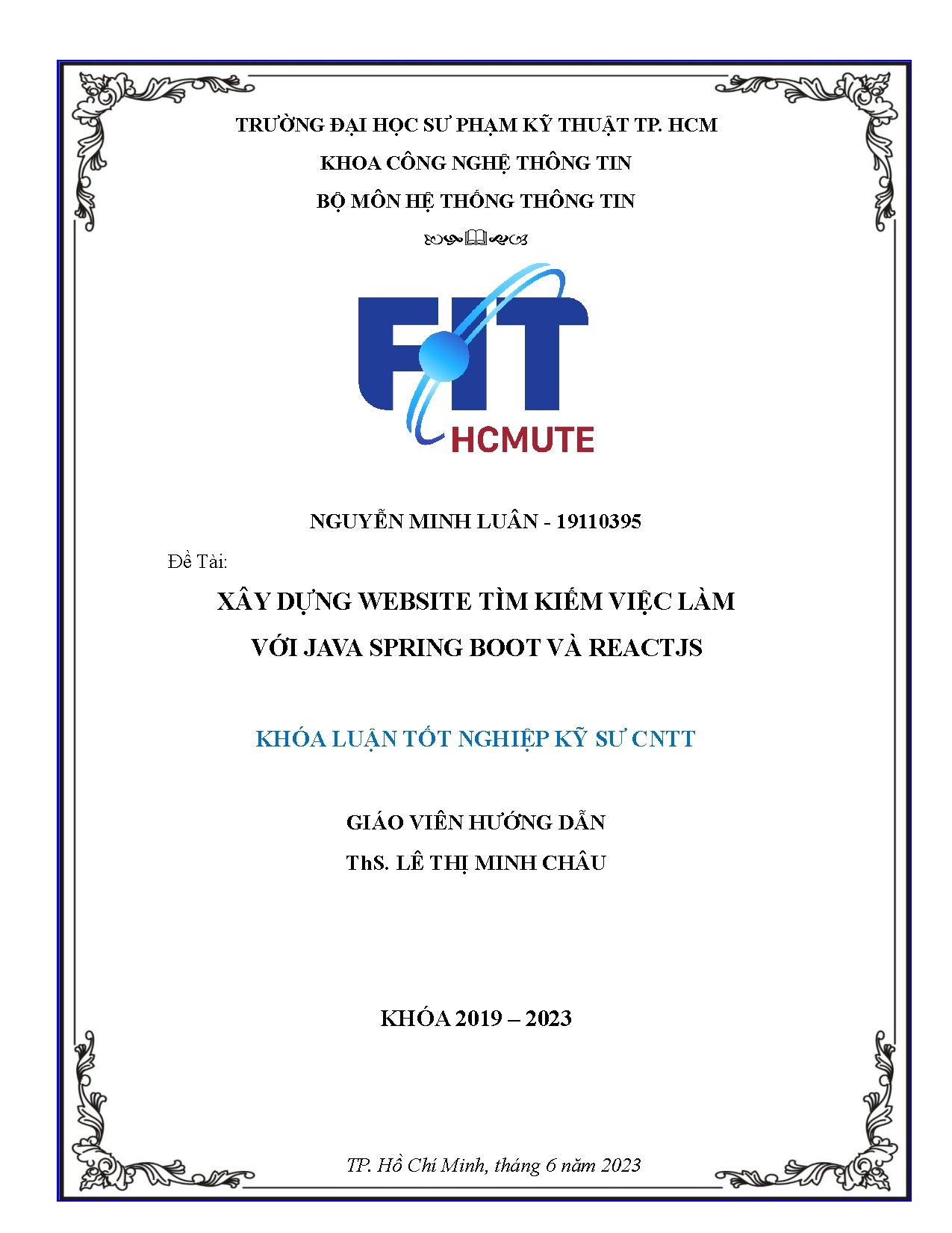 Đồ án tốt nghiệp - Xây dựng Website tìm kiếm việc làm với Java Spring Boot và ReactJS
