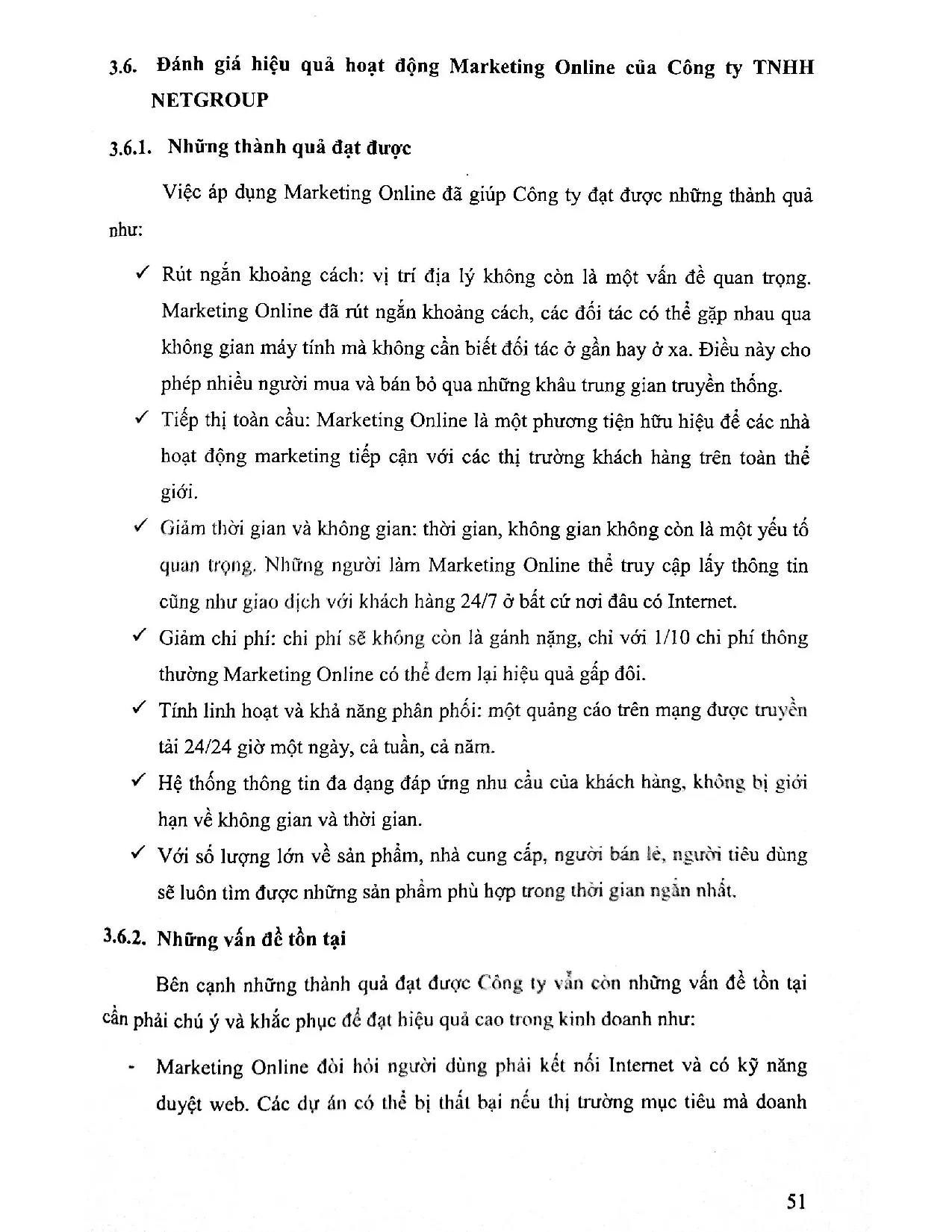 Đồ án tốt nghiệp - Nâng cao hiệu quả hoạt động Marketing Online tại Công ty TNHH Net Group và WB - Trang 63