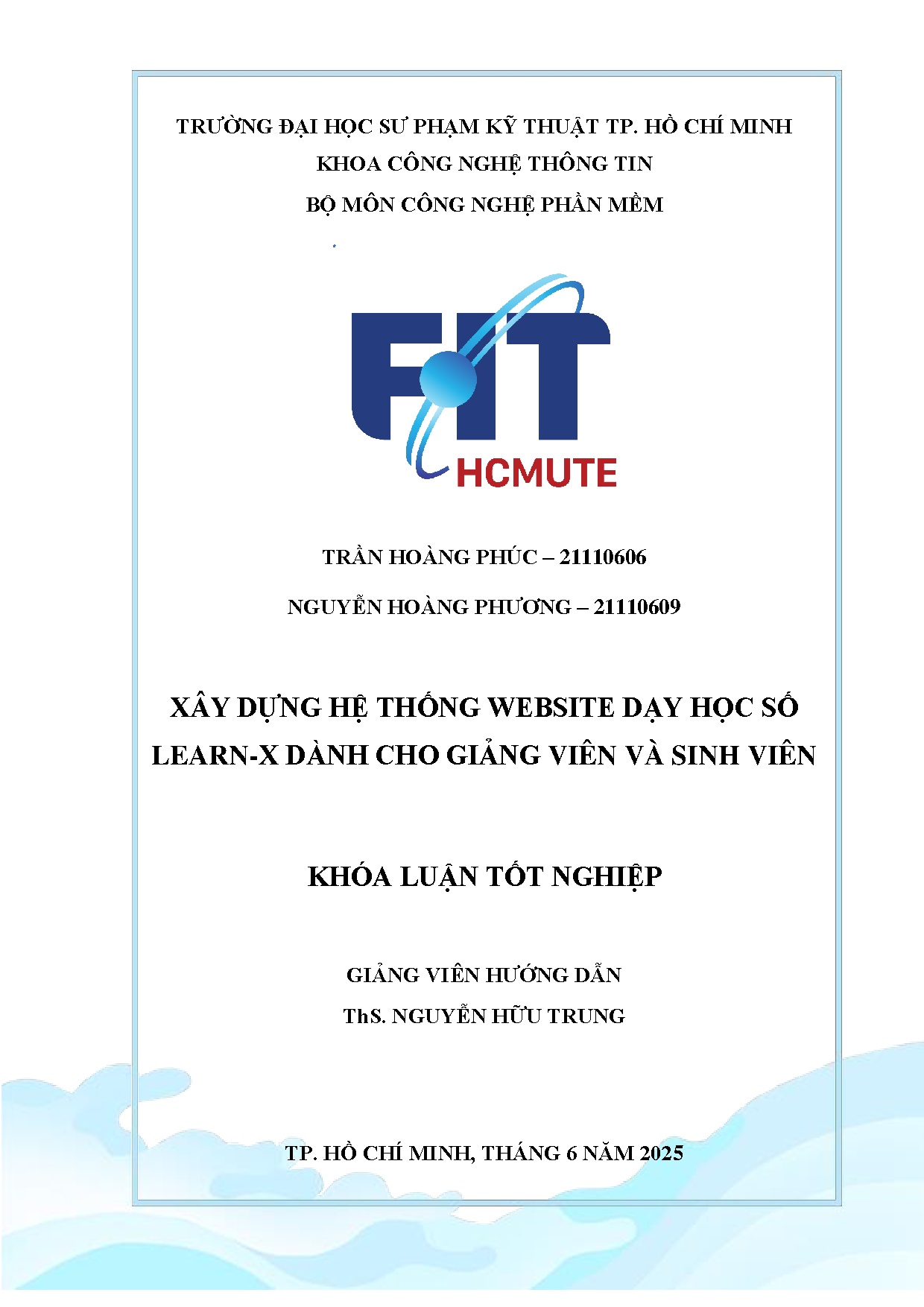 Đồ án tốt nghiệp - Xây dựng hệ thống Website dạy học số LEARN-X dành cho giảng viên và sinh viên