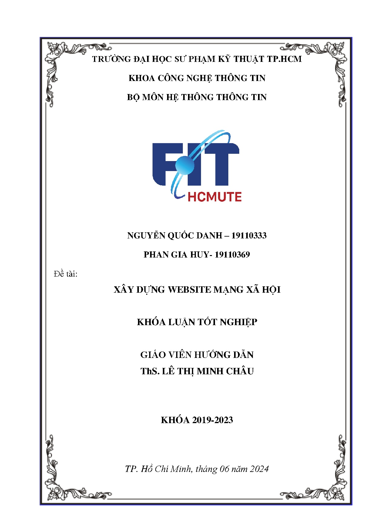 Đồ án tốt nghiệp - Xây dựng website mạng xã hội