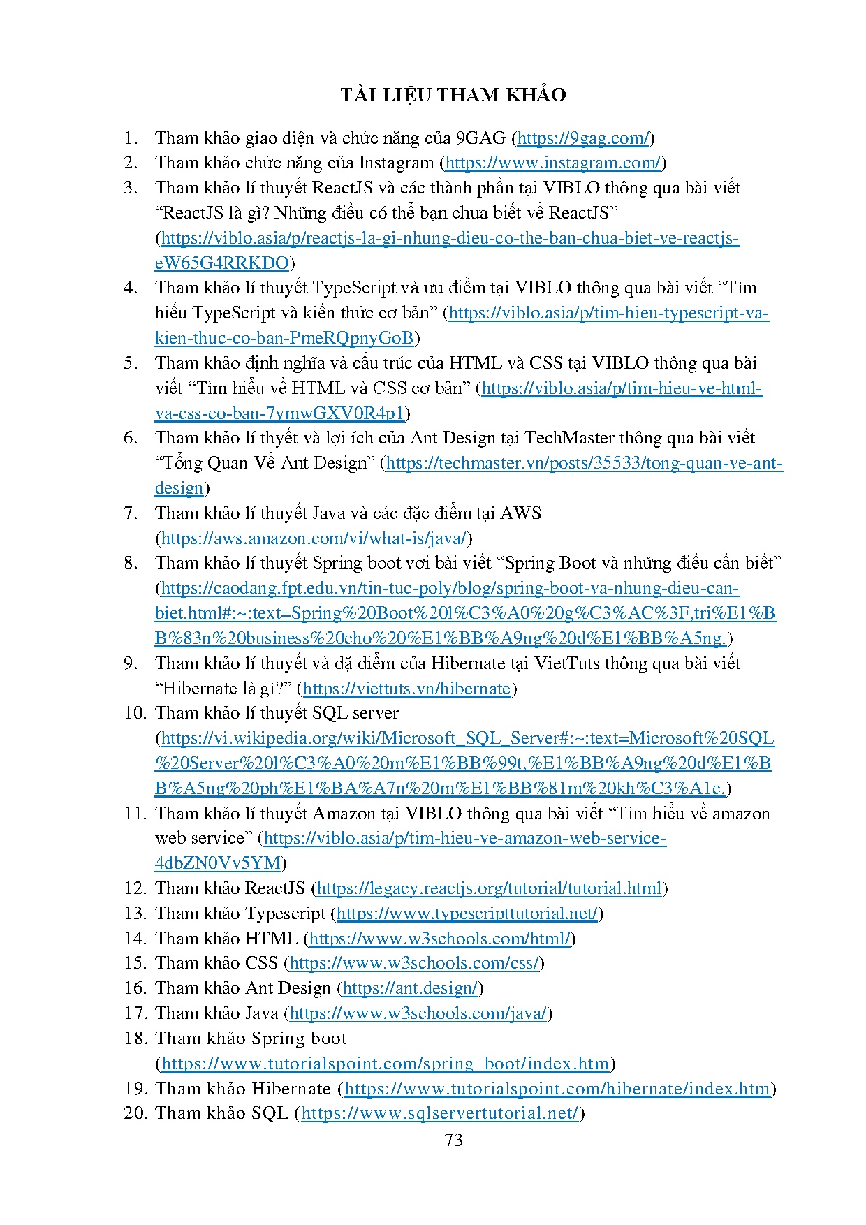 Ảnh một số trang tài liệu