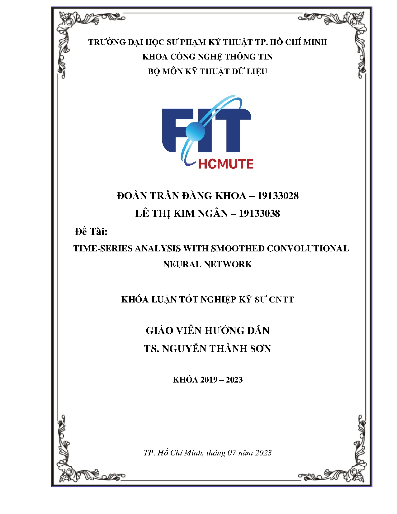 Đồ án tốt nghiệp - Time-Series Analysis with Smoothed Convolutional Neural Network