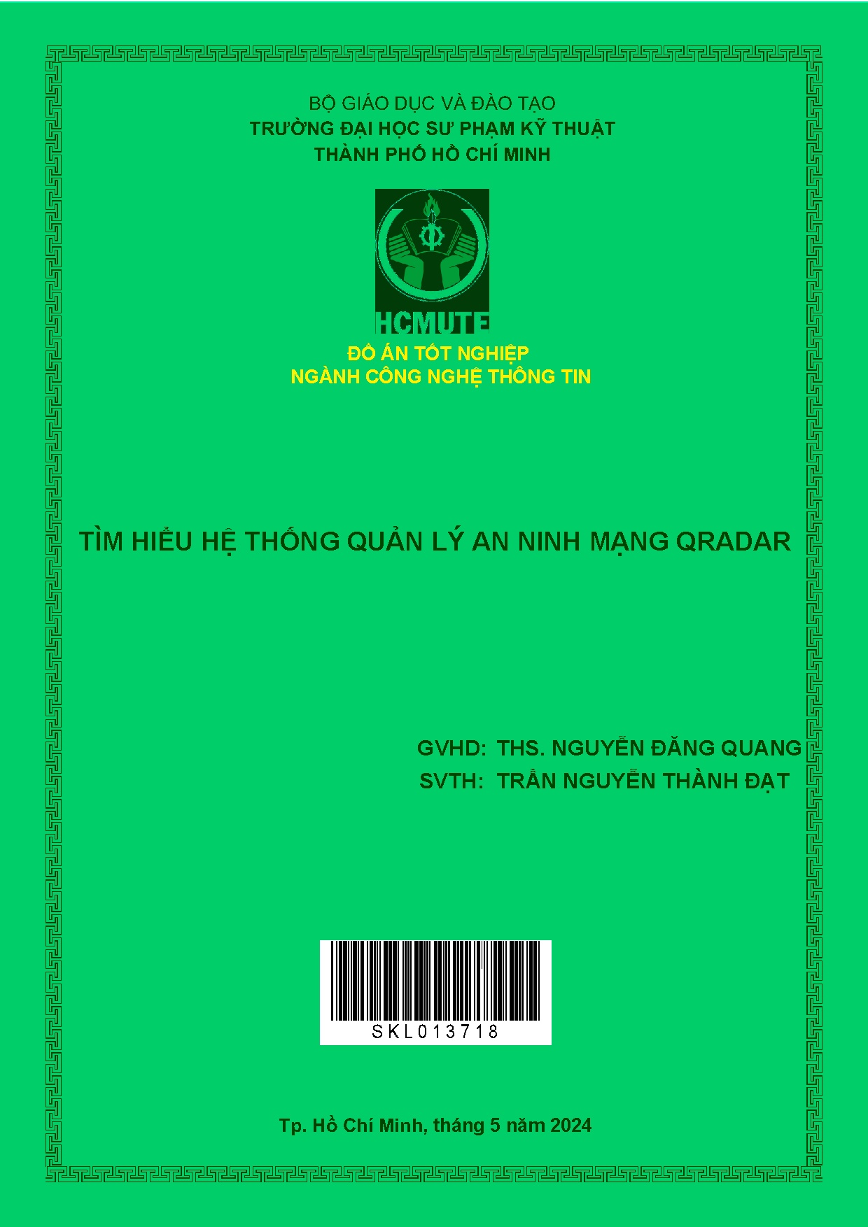 Đồ án tốt nghiệp - Tìm hiểu hệ thống quản lý an ninh mạng Qradar