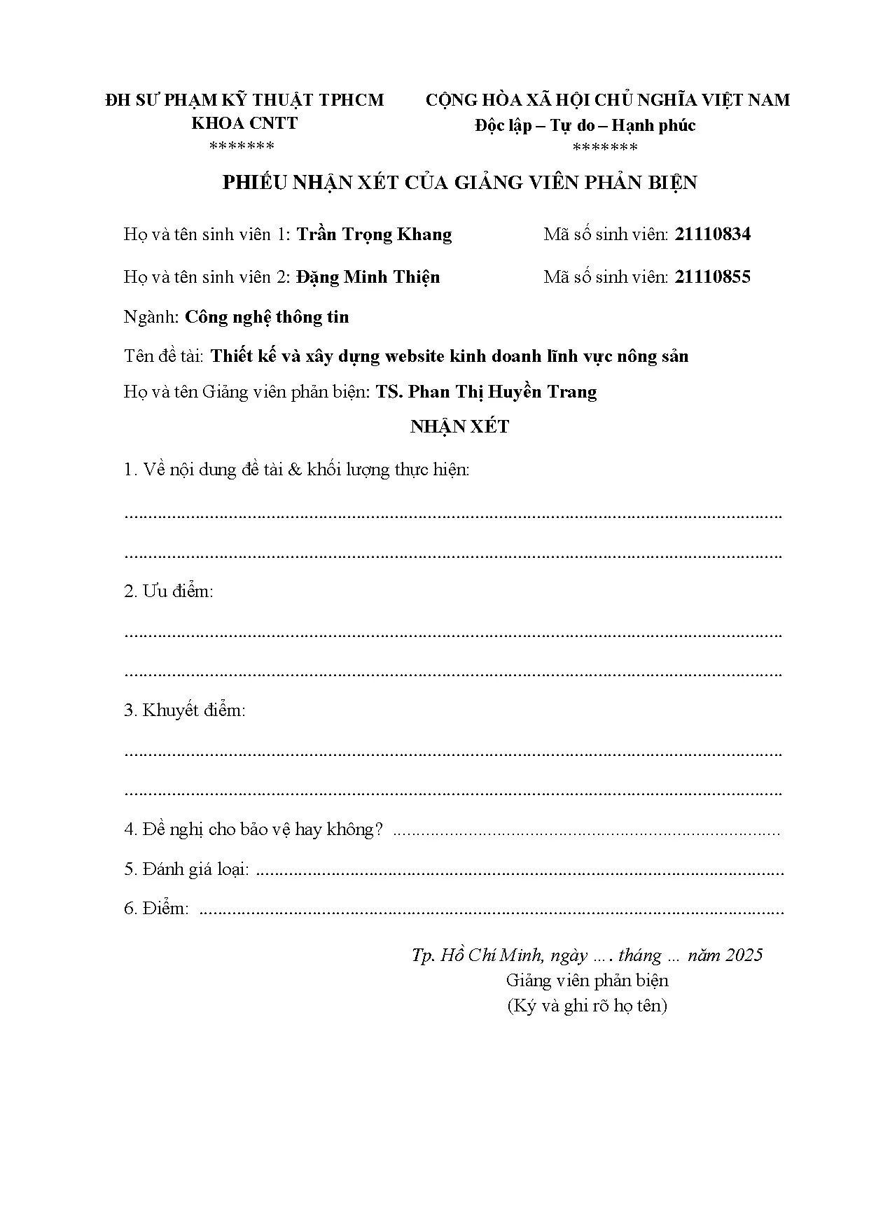 Đồ án tốt nghiệp - Thiết kế và xây dụng website kinh doanh lĩnh vực nông sản - Trang 4