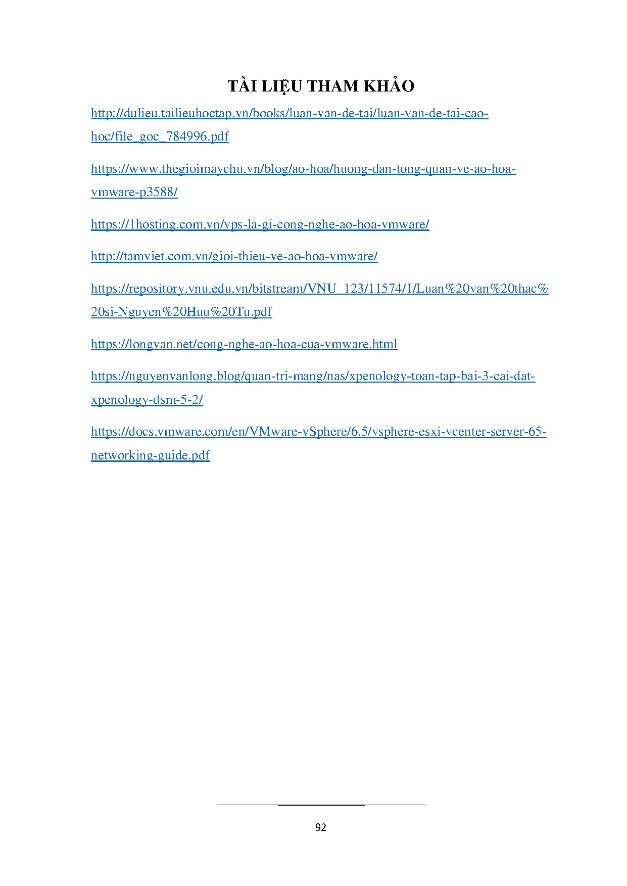 Ảnh một số trang tài liệu