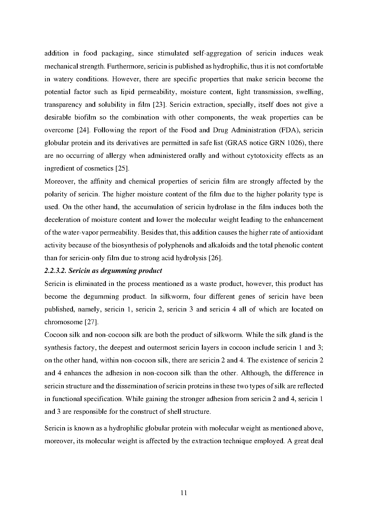 Đồ án tốt nghiệp - Study on the Chitosan - Sericin film for food application - Trang 19