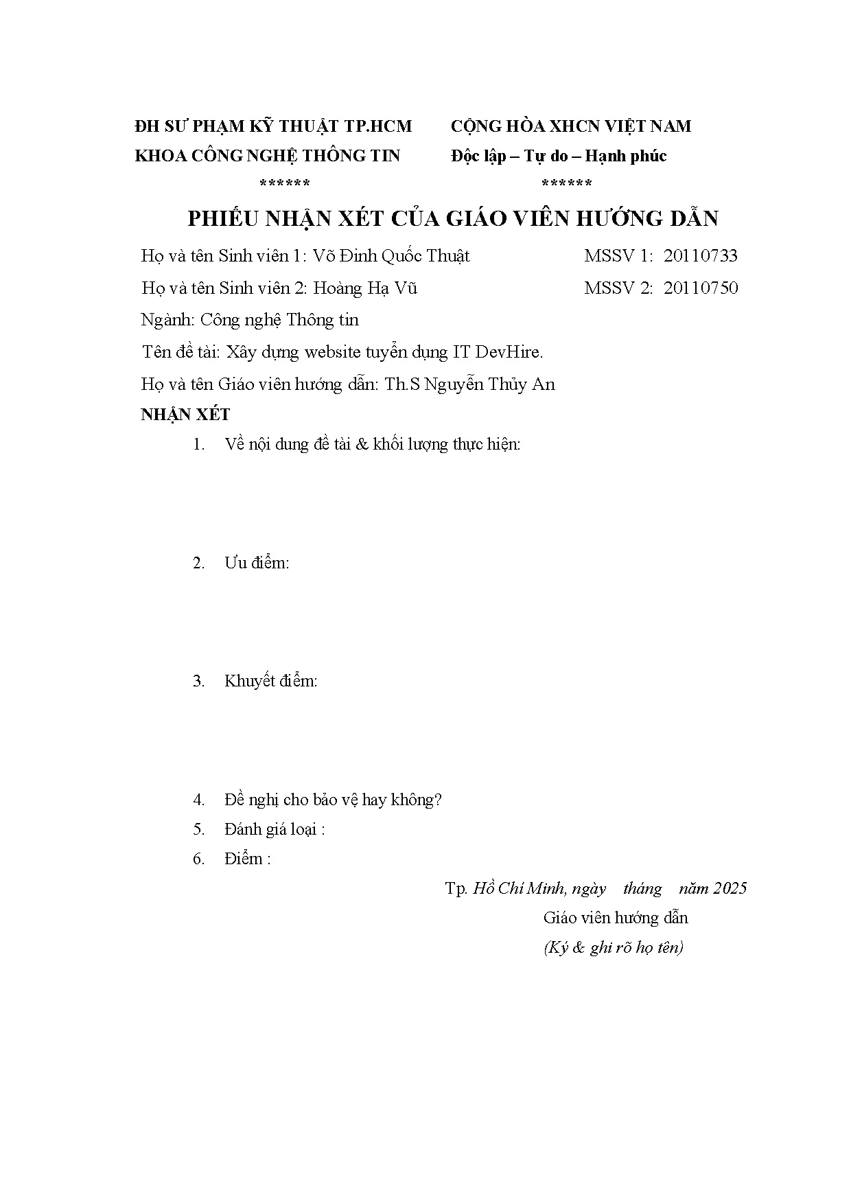 Đồ án tốt nghiệp - Xây dựng Website tuyển dụng IT Devhire - Trang 3