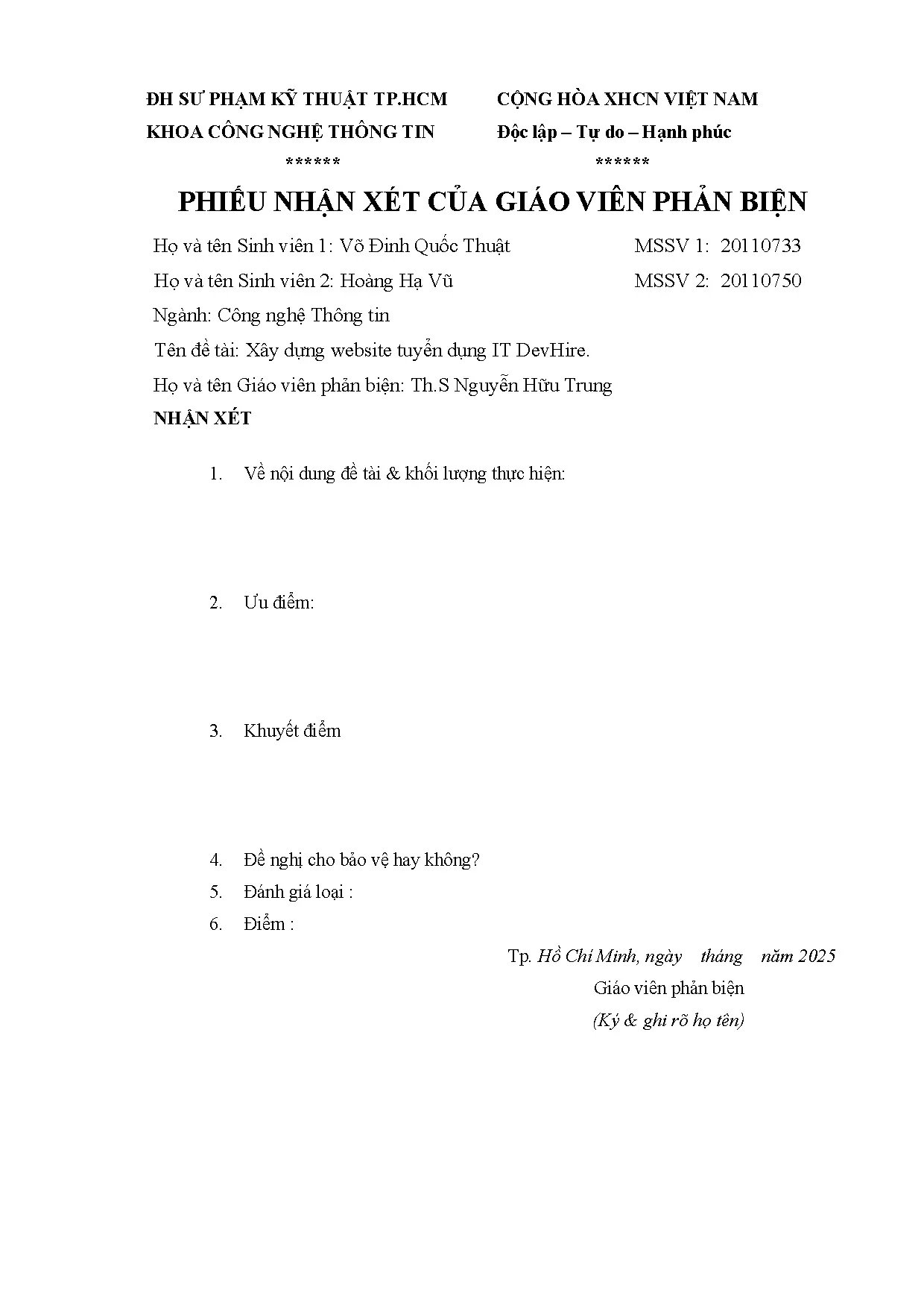 Đồ án tốt nghiệp - Xây dựng Website tuyển dụng IT Devhire - Trang 4