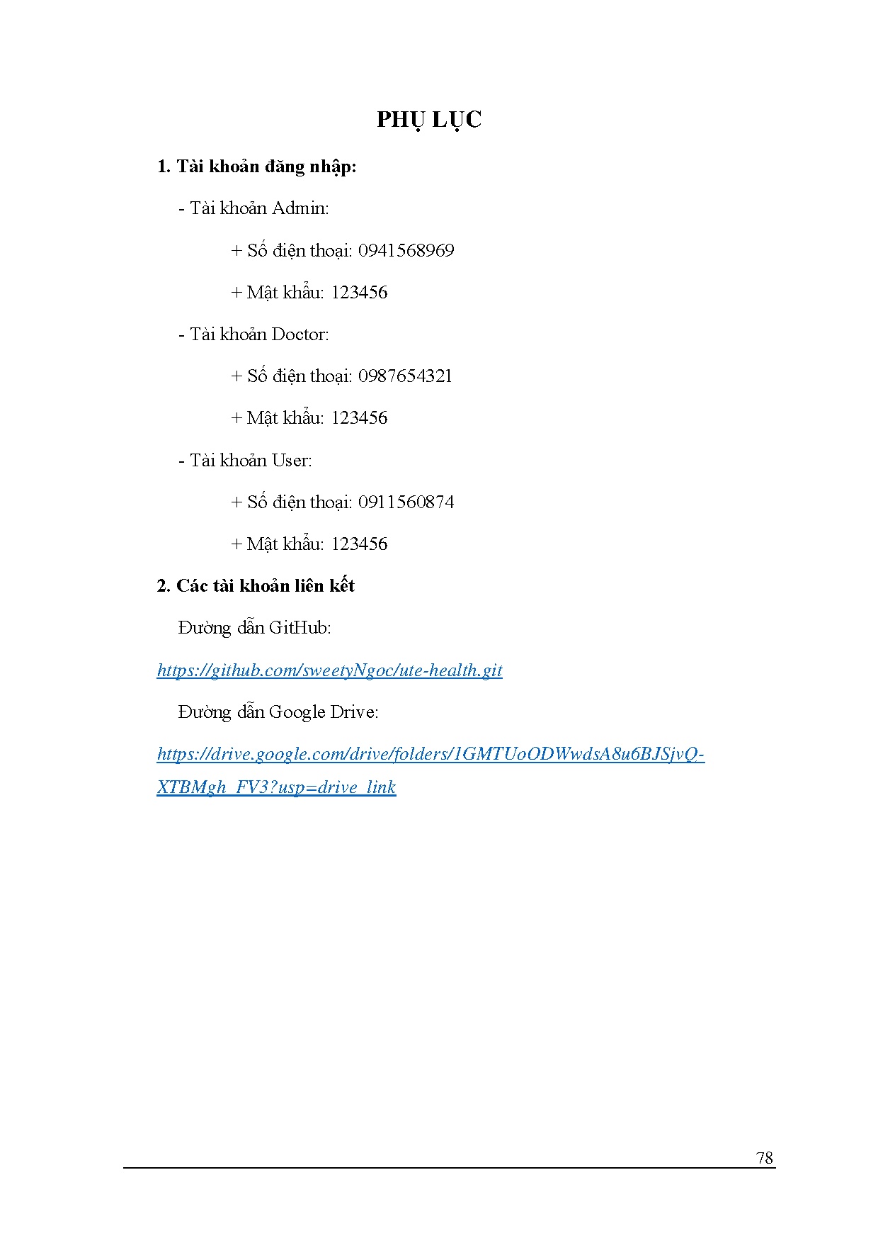 Ảnh một số trang tài liệu