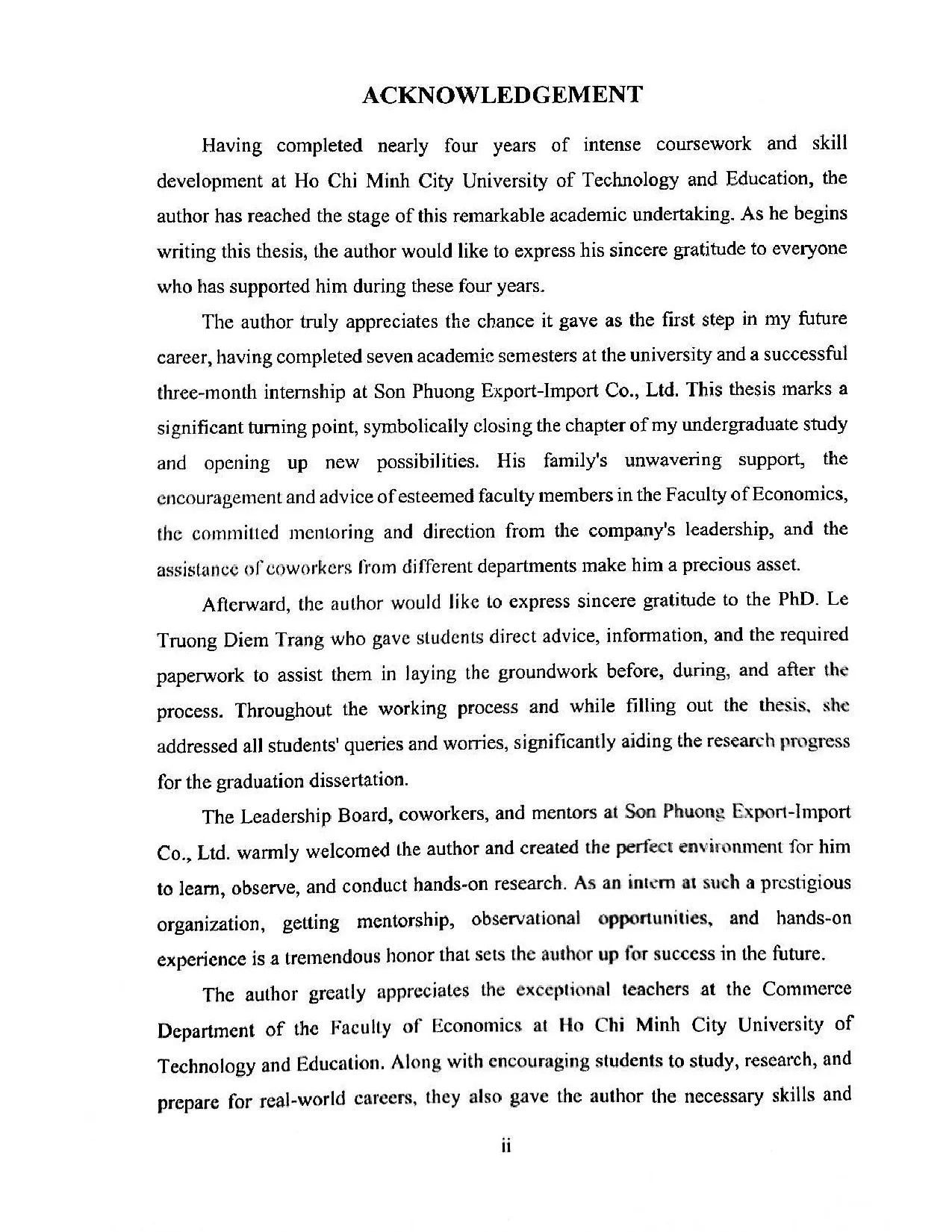 Đồ án tốt nghiệp - Analysis of cashew export activities at Son Phuong export-import CO.,LTD - Trang 3