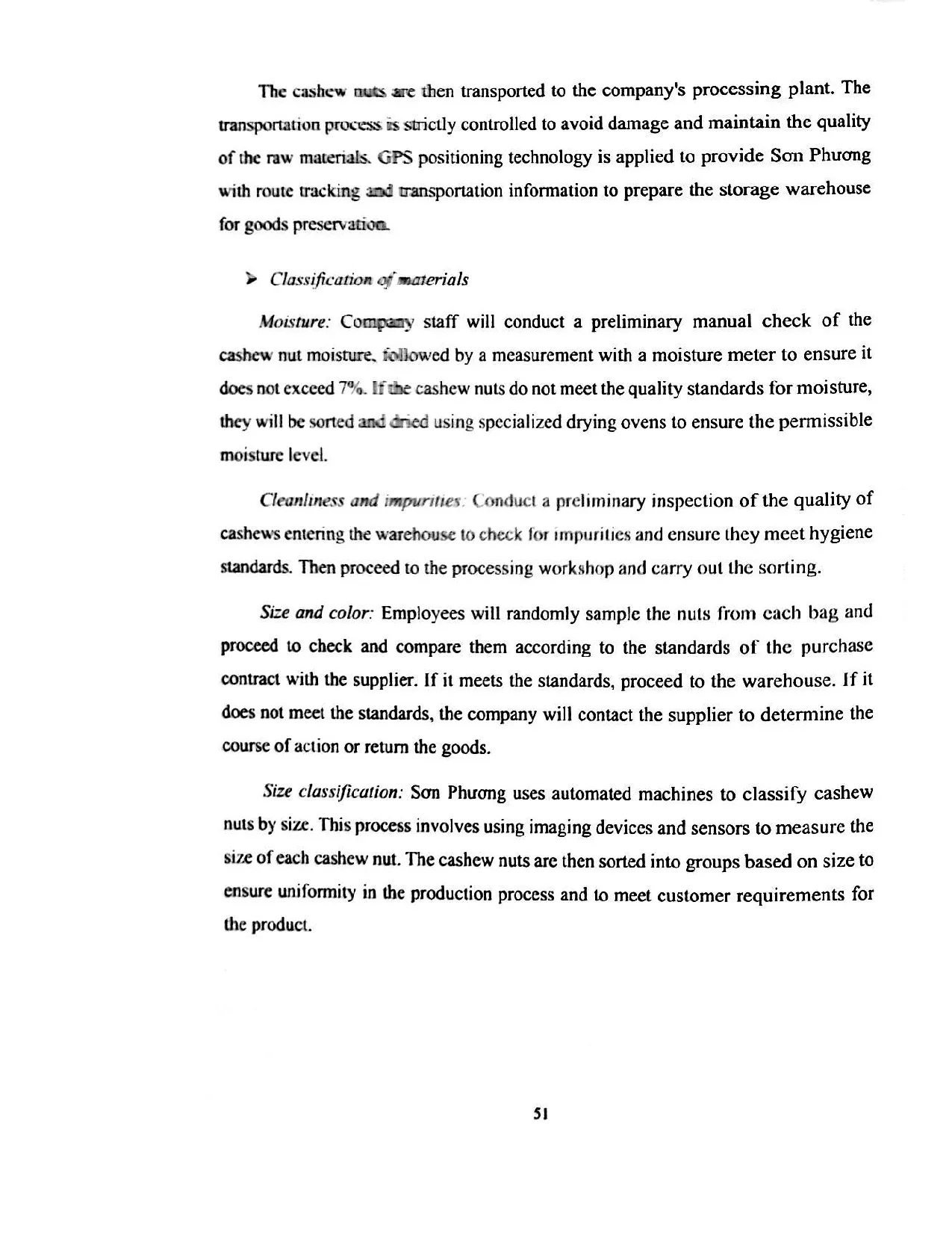 Đồ án tốt nghiệp - Analysis of cashew export activities at Son Phuong export-import CO.,LTD - Trang 62