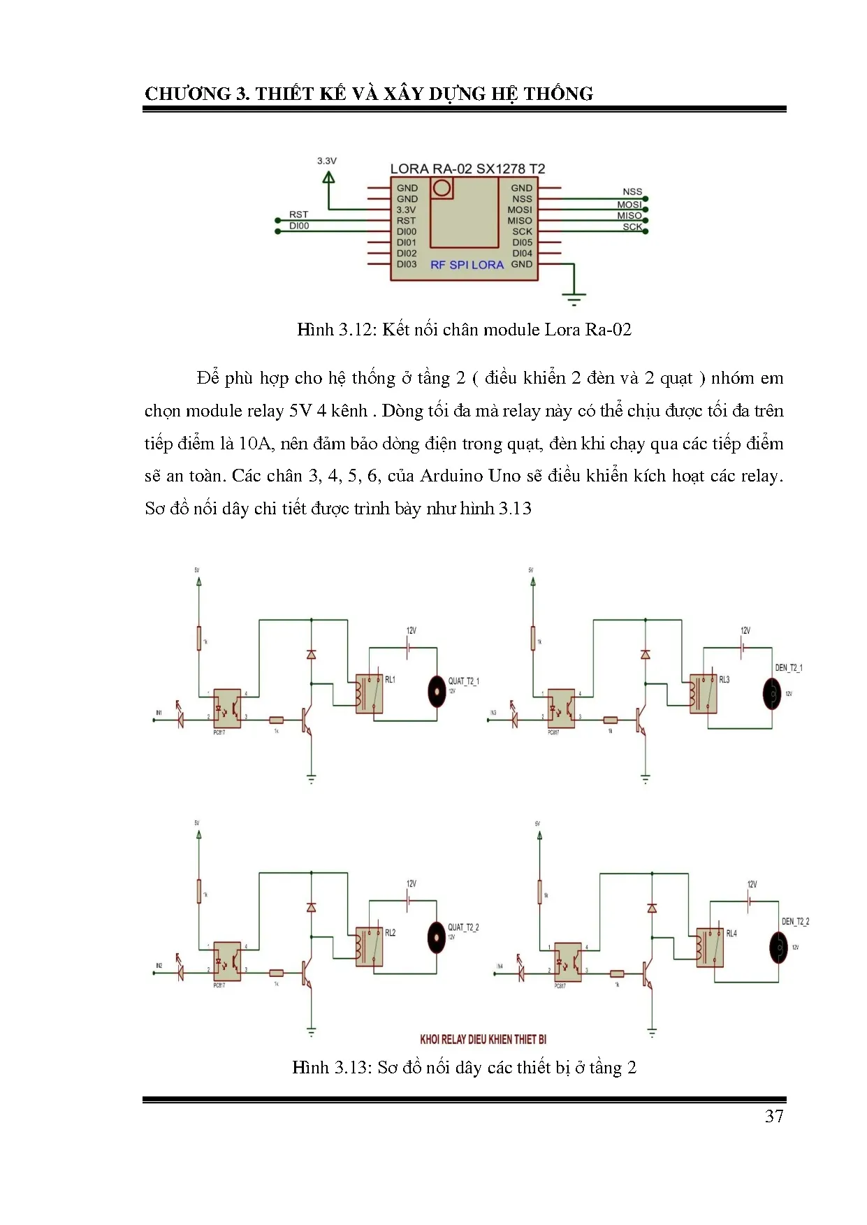 Đồ án tốt nghiệp - Thiết kế và thi công hệ thống điều khiển các thiết bị điện trong nhà sử dụng CNL - Trang 49