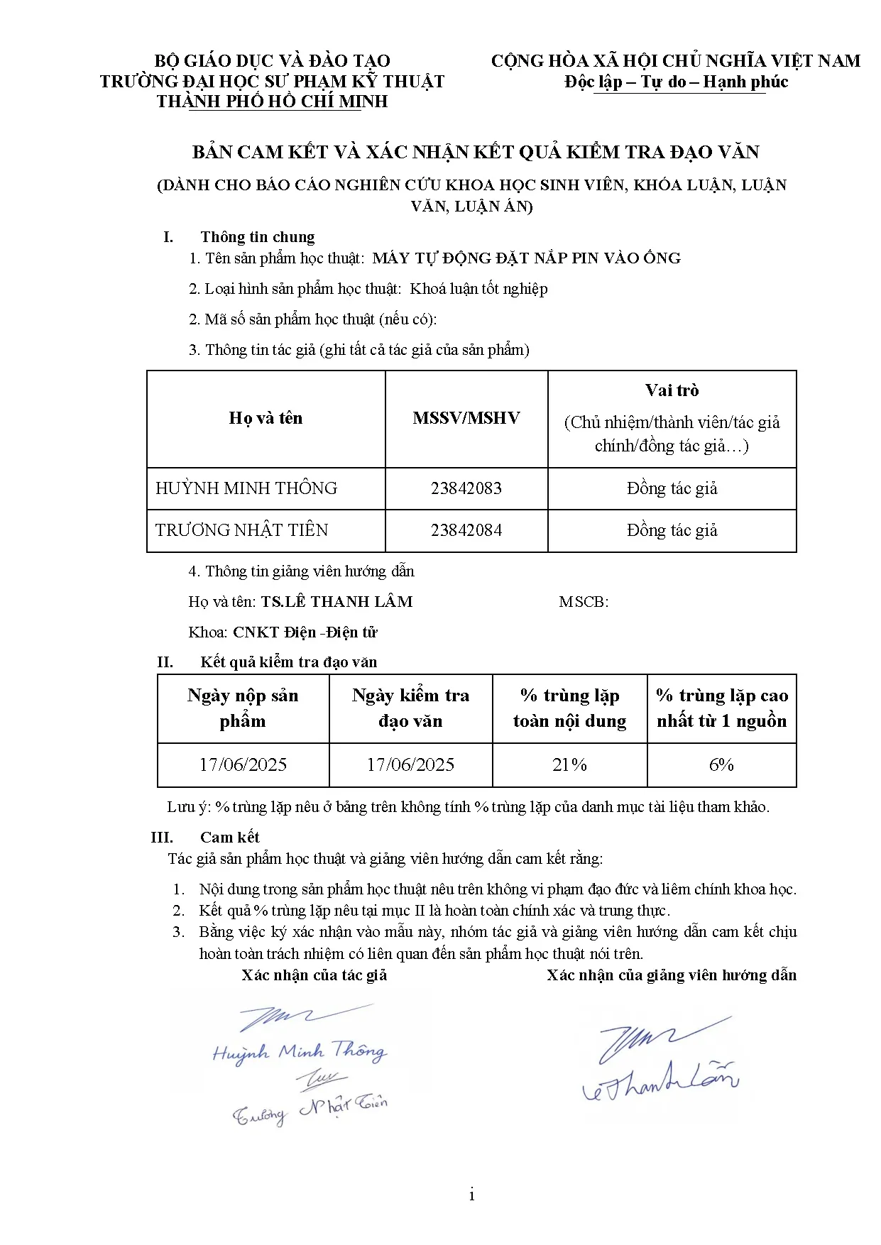 Đồ án tốt nghiệp - Thiết kế máy tự động đặt nắp Pin vào ống sử dụng PLC FX5U Mitsubishi - Trang 2