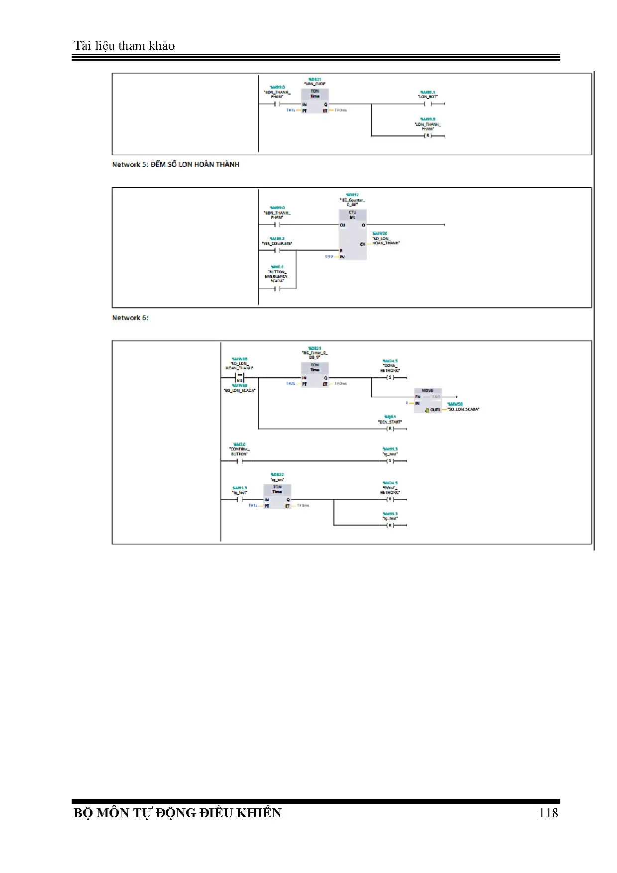 Đồ án tốt nghiệp - Thiết kế, thi công hệ thống pha trộn sơn, đóng nắp, dán nhãn tự động - Trang 119