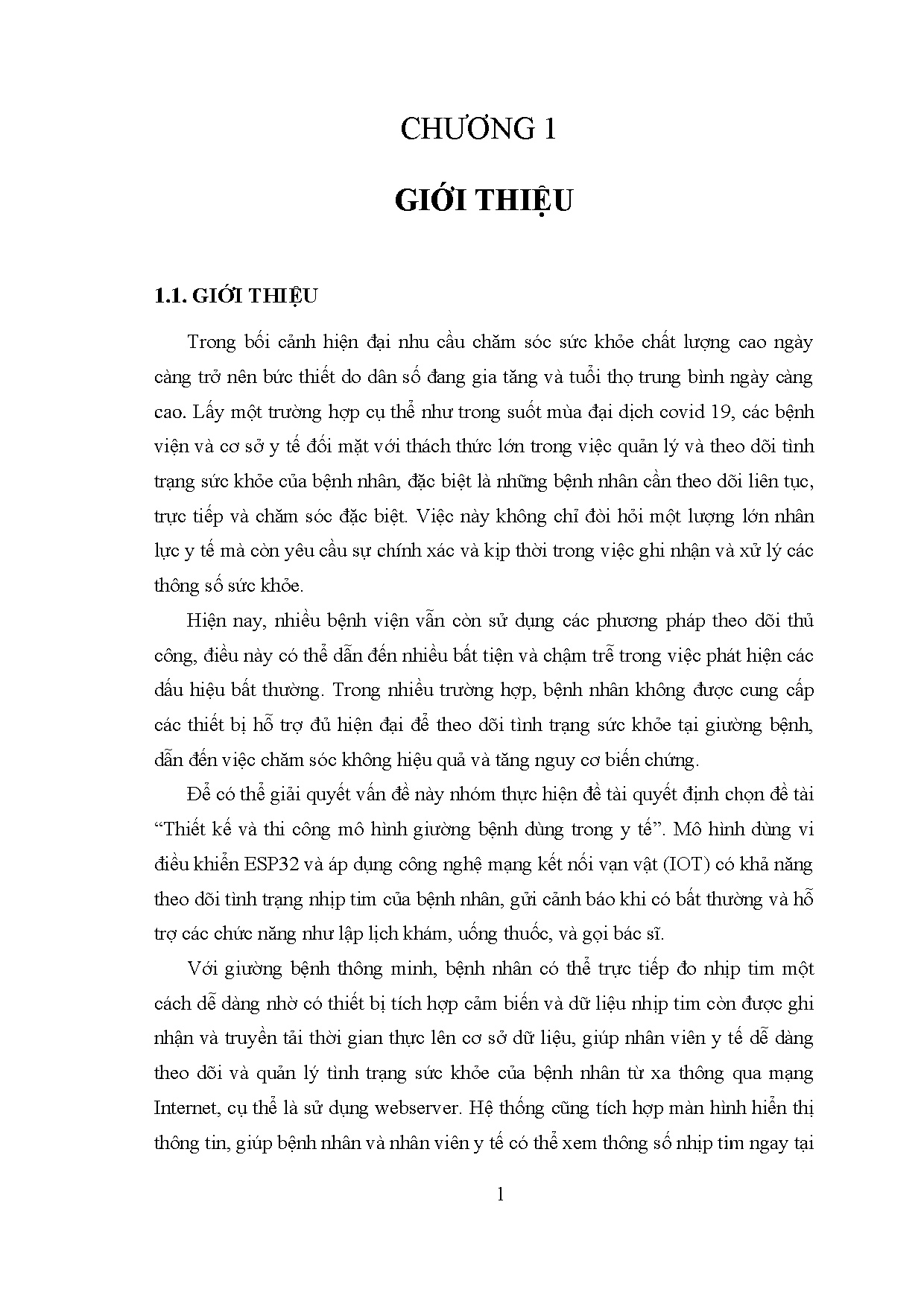 Đồ án tốt nghiệp - Thiết kế và thi công mô hình giường bệnh dùng trong y tế - Trang 16