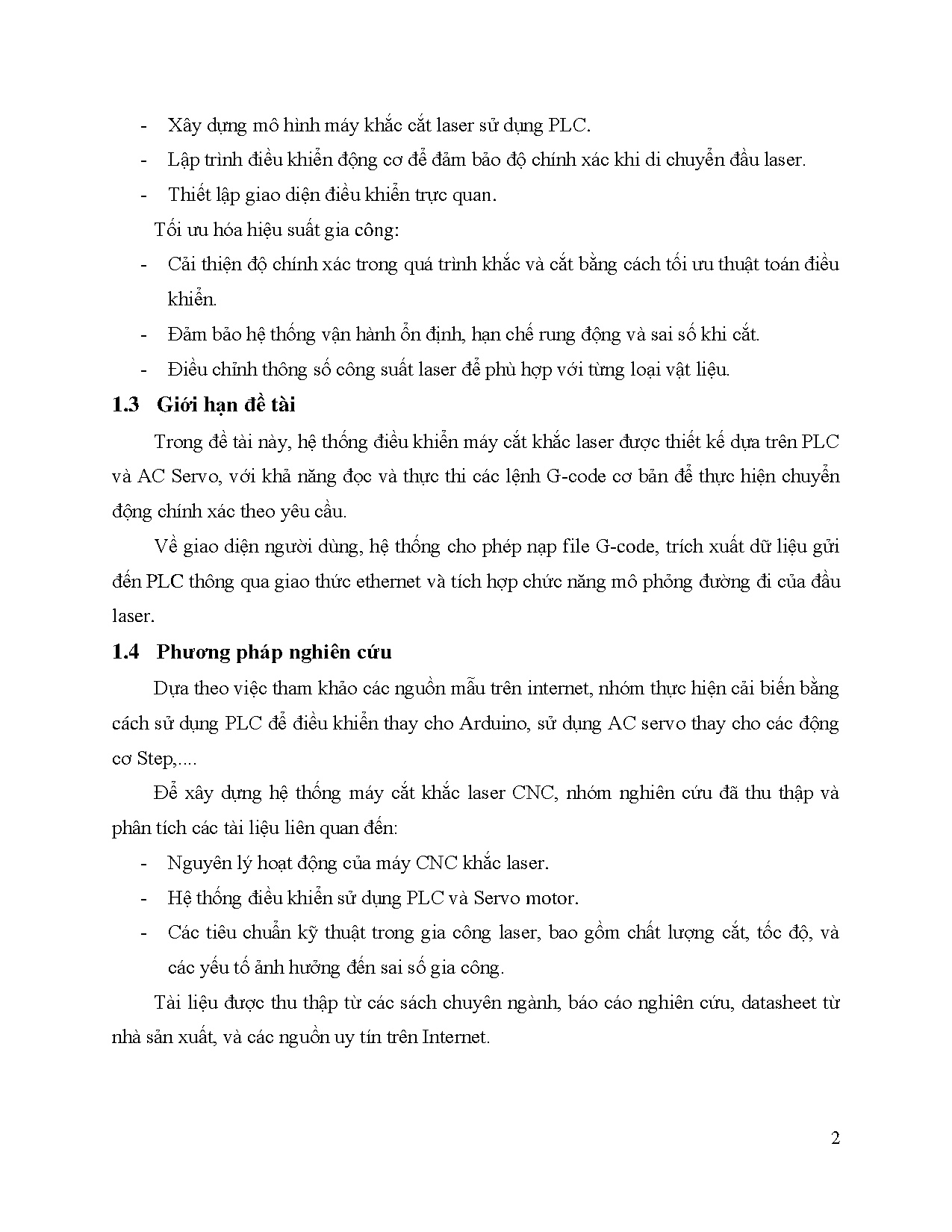 Đồ án tốt nghiệp - Thi công máy cắt laser sử dụng PLC - Trang 22