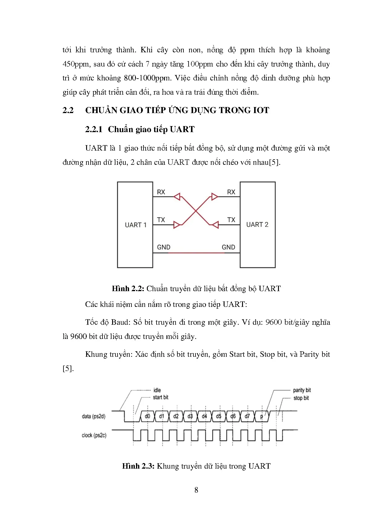 Đồ án tốt nghiệp - Thiết kế và thi công hệ thống trồng dâu tây thủy canh trong nhà kính ứng dụng Iot - Trang 26