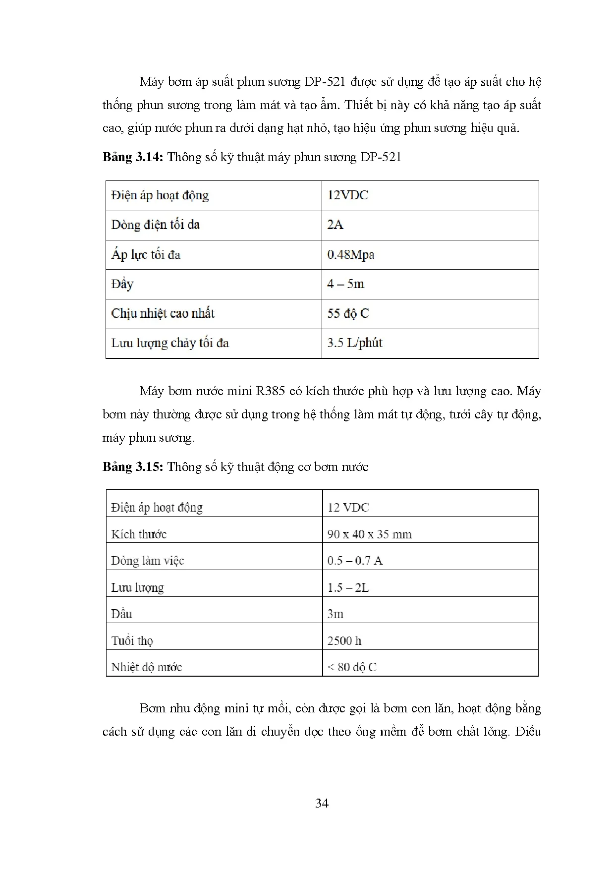 Đồ án tốt nghiệp - Thiết kế và thi công hệ thống trồng dâu tây thủy canh trong nhà kính ứng dụng Iot - Trang 52