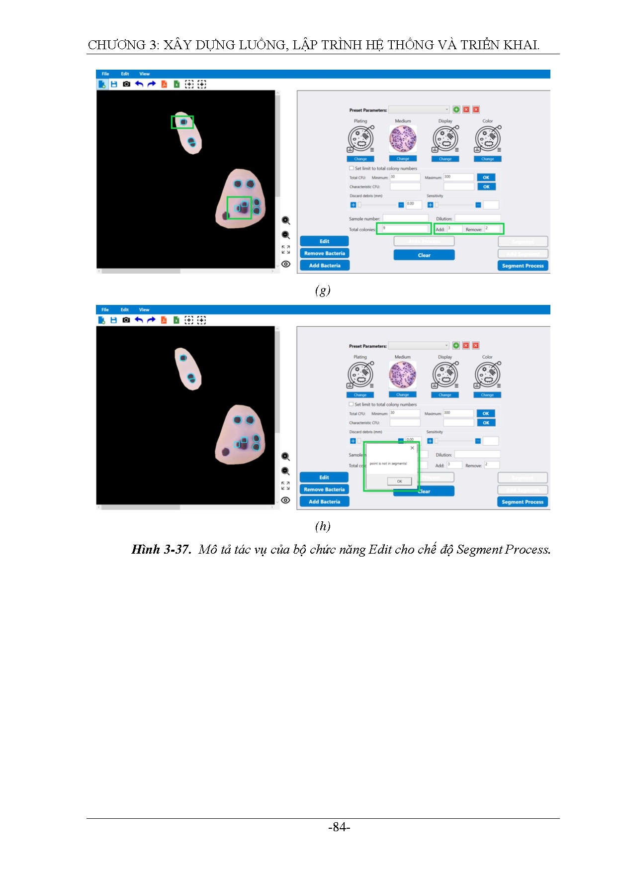 Đồ án tốt nghiệp - Lập trình thuật toán xử lý ảnh và thiết kế, lập trình các chức năng cho PMCMĐKLS - Trang 105