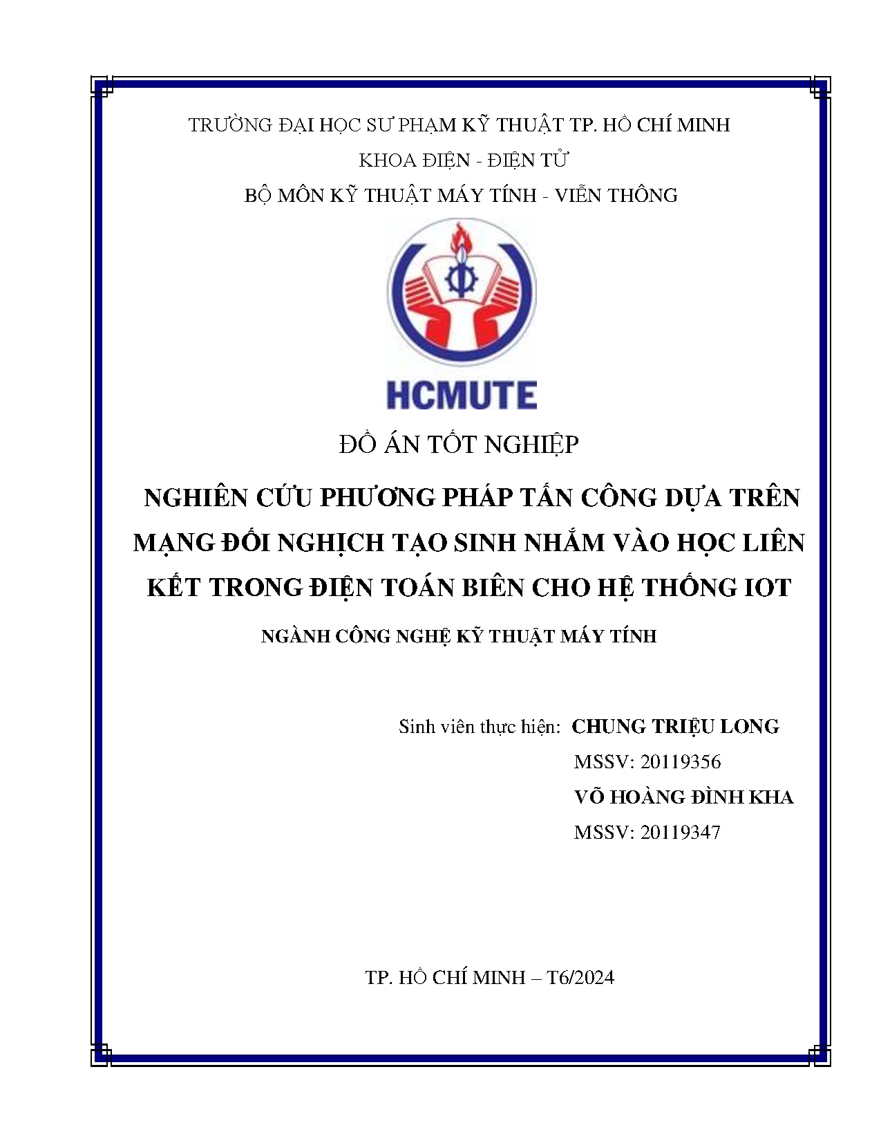Đồ án tốt nghiệp - Nghiên cứu phương pháp tấn công dựa trên mạng đối nghịch tạo sinh NVHLKTĐTBCHTI