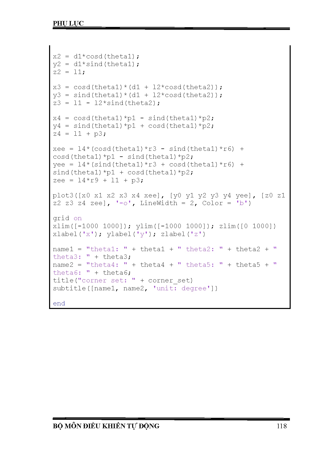 Đồ án tốt nghiệp - Ứng dụng cánh tay robot 6 bậc tự do trong vẽ tranh - Trang 134