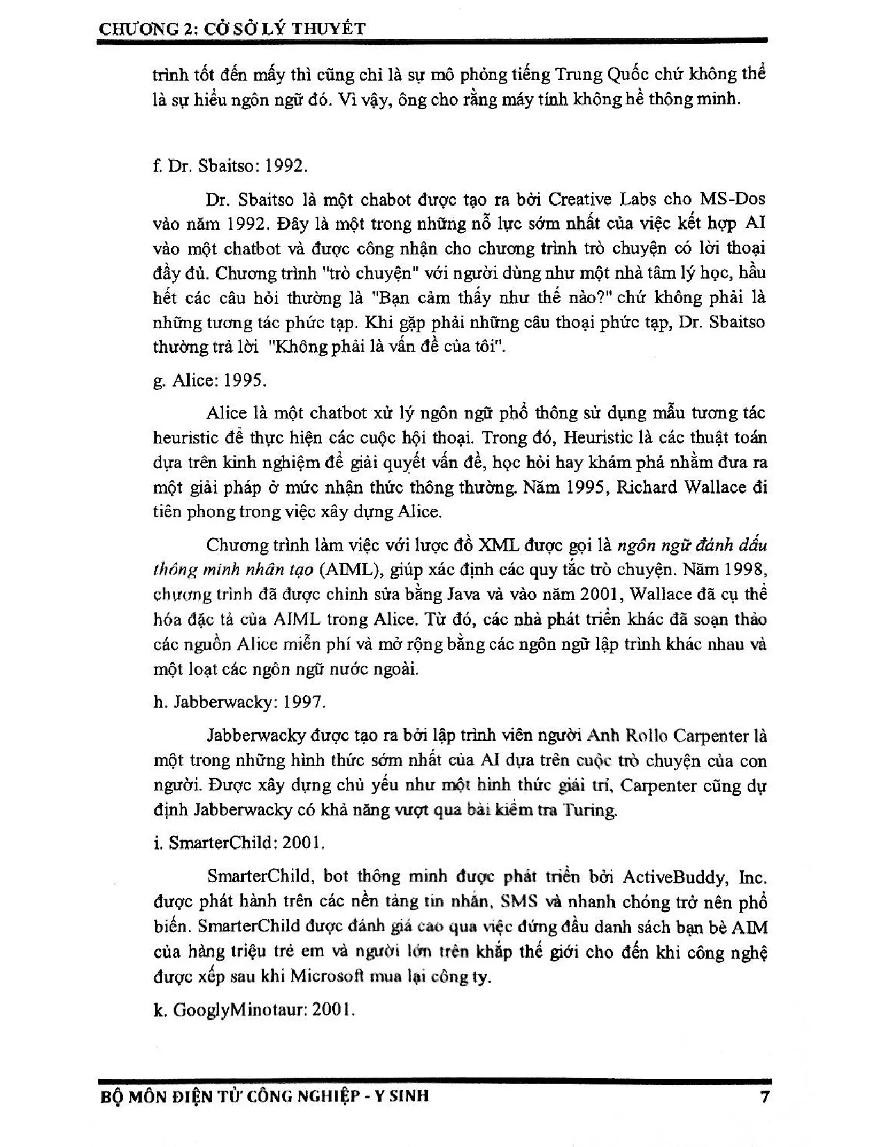 Đồ án tốt nghiệp - Xây dựng hệ thống Chatbot tự động - Trang 18