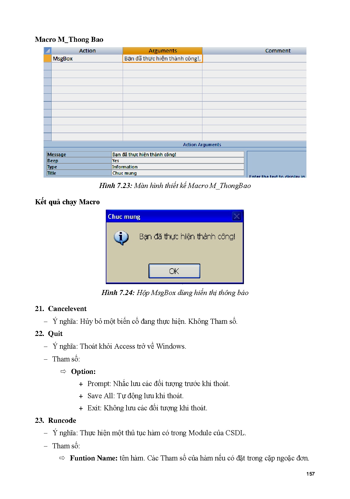 Giáo trình Microsoft Office Access 2007 toàn tập (HCMUTE) - Trang 158