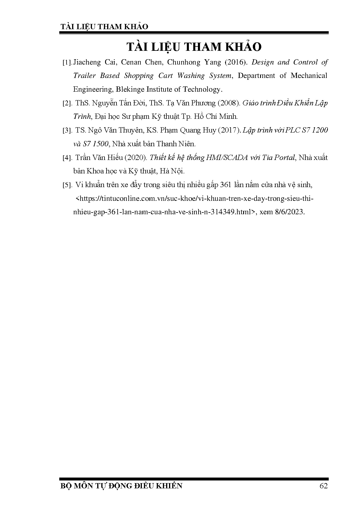 Ảnh một số trang tài liệu