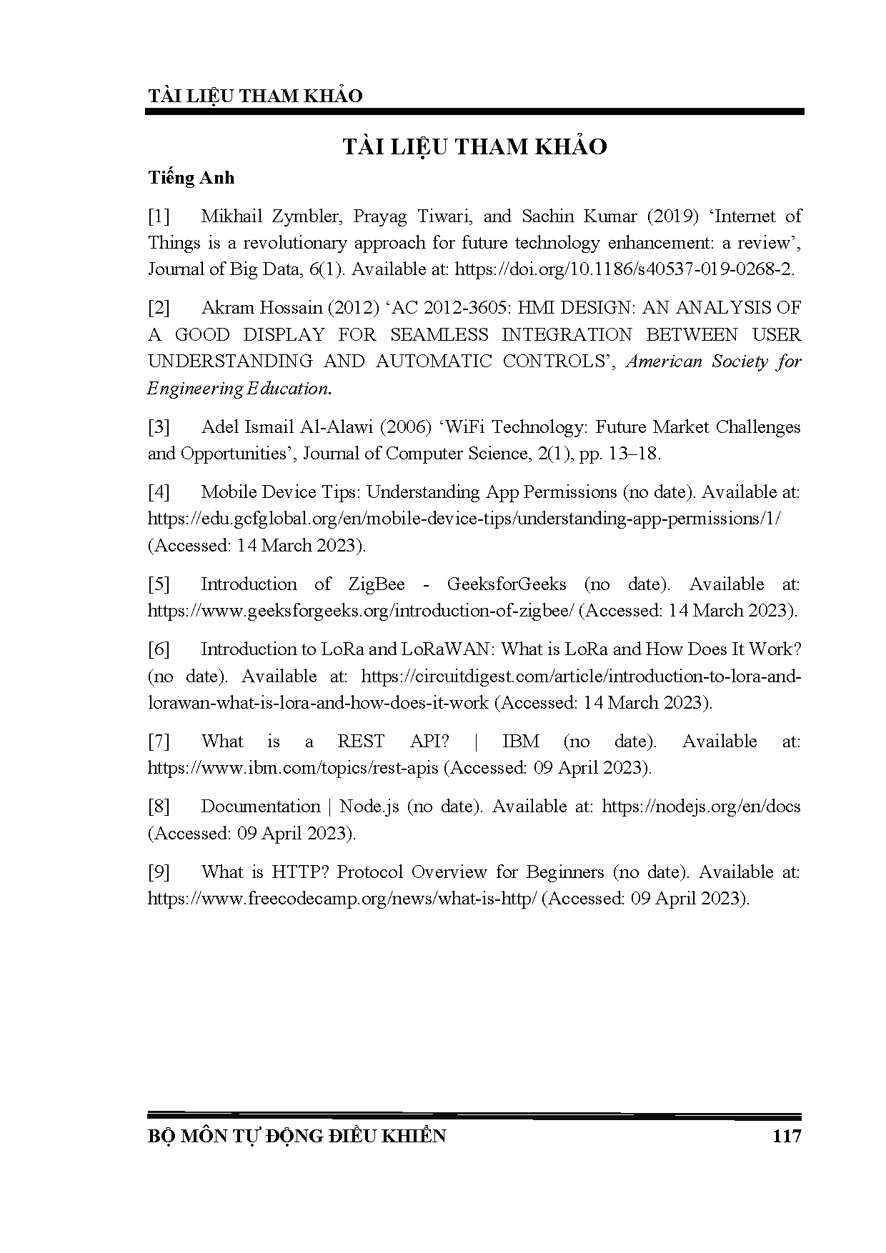 Ảnh một số trang tài liệu