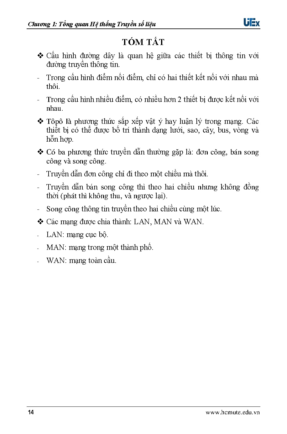 01 - Chuong 1_Tong quan HT Truyen so lieu - Ly thuyet - Trang 14