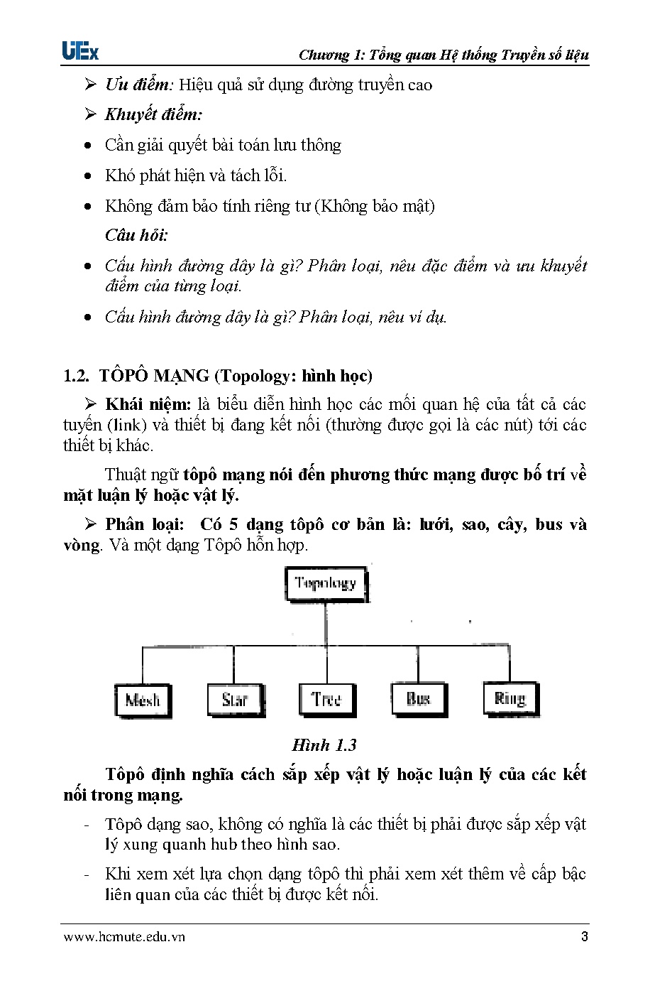 01 - Chuong 1_Tong quan HT Truyen so lieu - Ly thuyet - Trang 3
