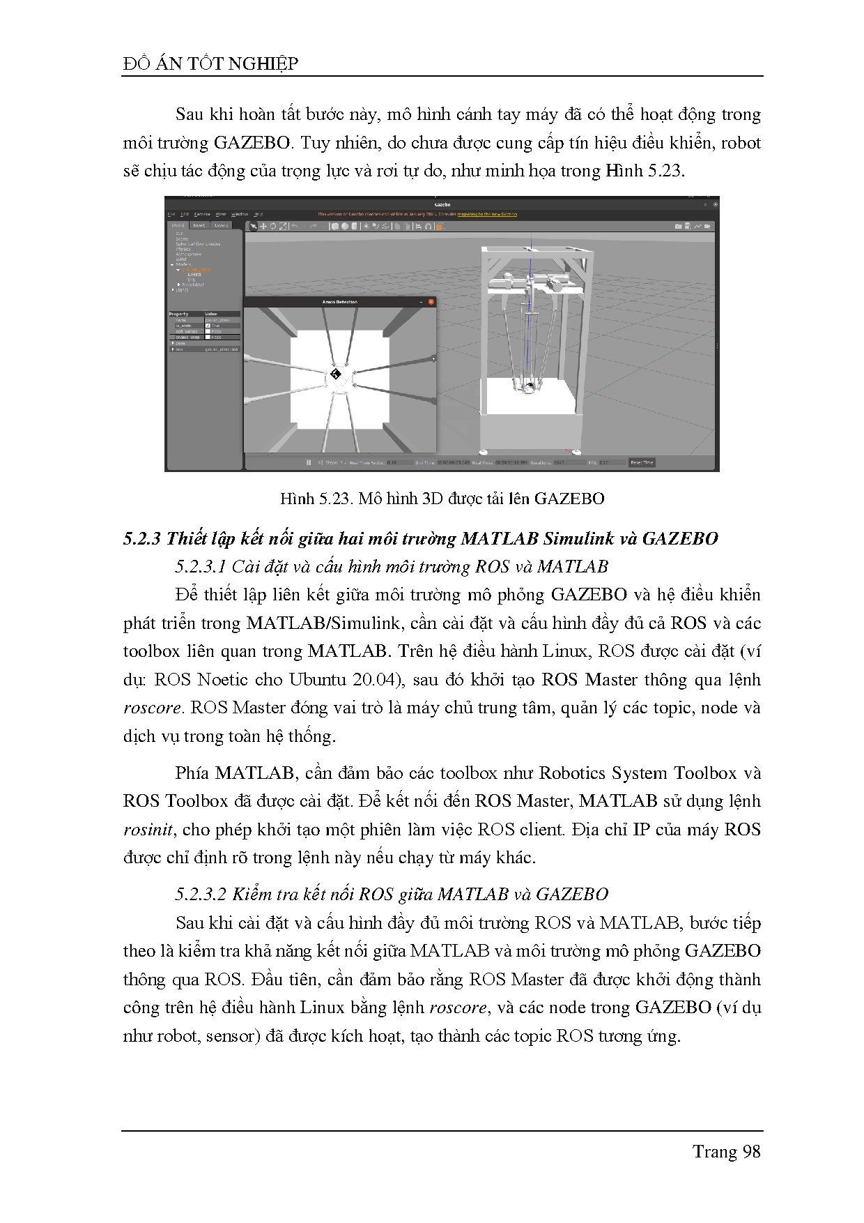 Đồ án tốt nghiệp - Thiết kế bộ điều khiển vị trí cho robot song song 4 bậc tự do - Trang 122