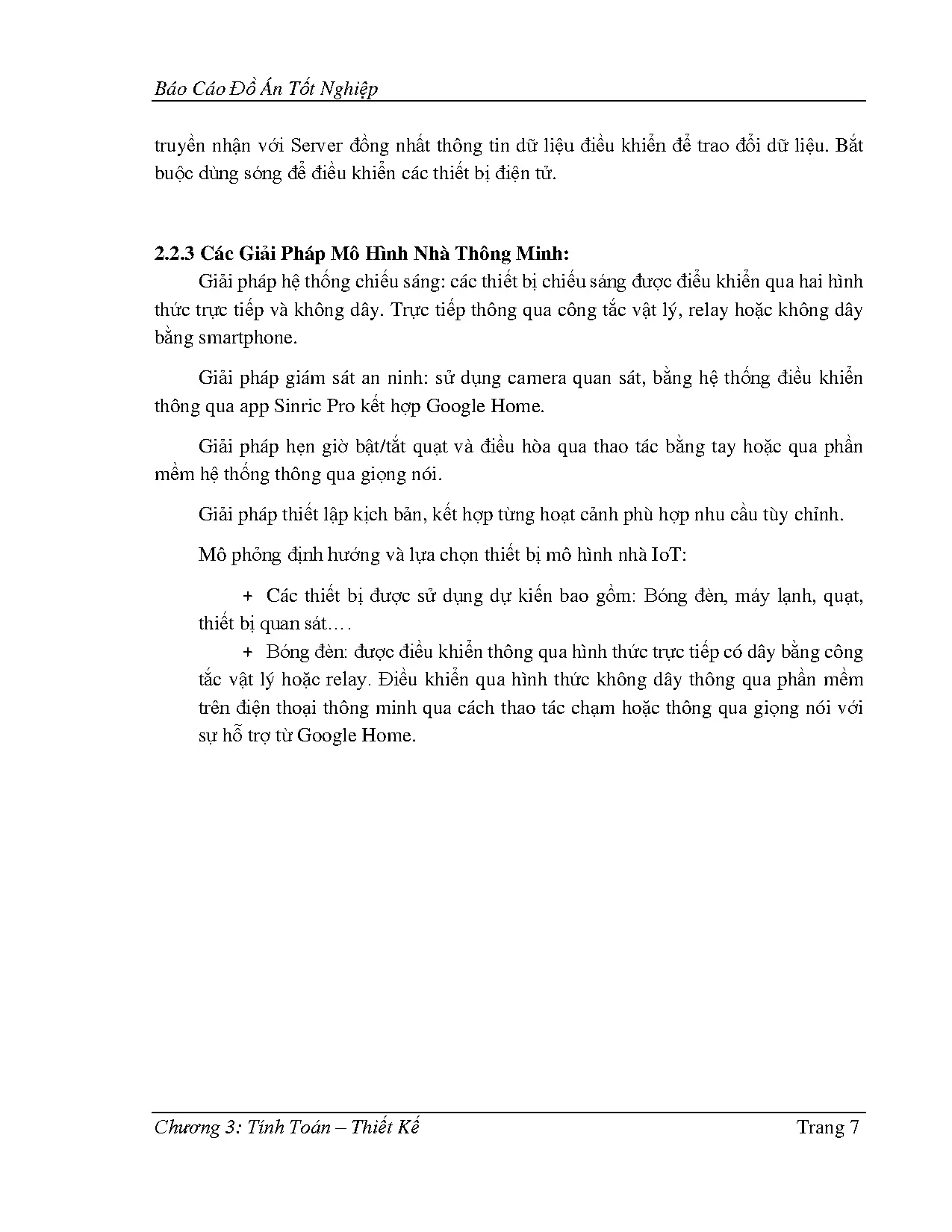 Đồ án tốt nghiệp - Thiết kế mô hình nhà thông minh điều khiển qua trợ lý ảo Google AVASPSDNEVEC - Trang 21