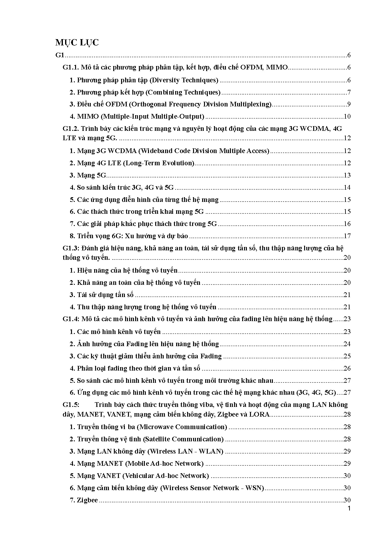 Ảnh một số trang tài liệu