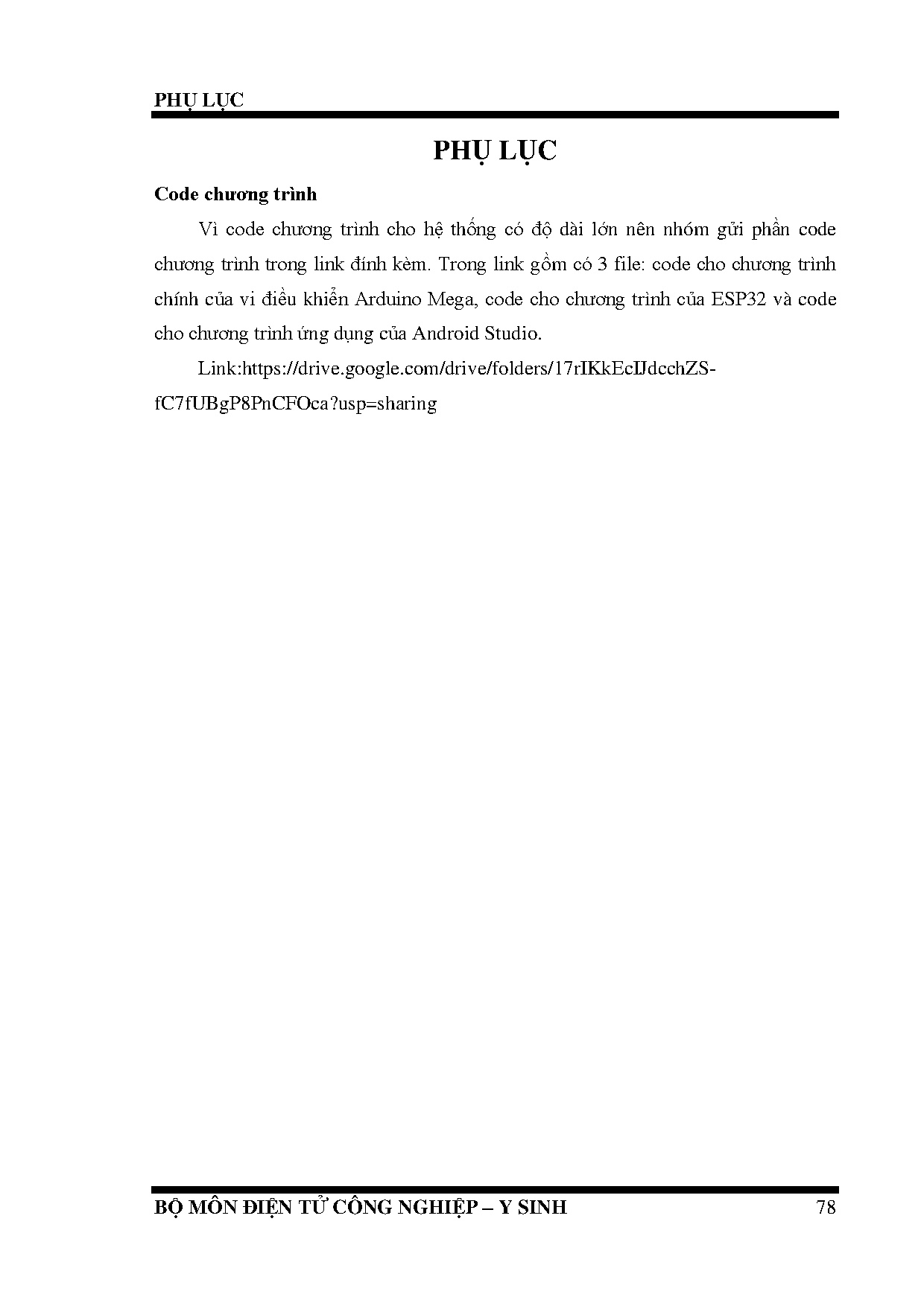 Đồ án tốt nghiệp - Thiết kế và thi công thiết bị tiệt trùng dụng cụ y tế có hỗ trợ điều khiển VTBQS - Trang 94