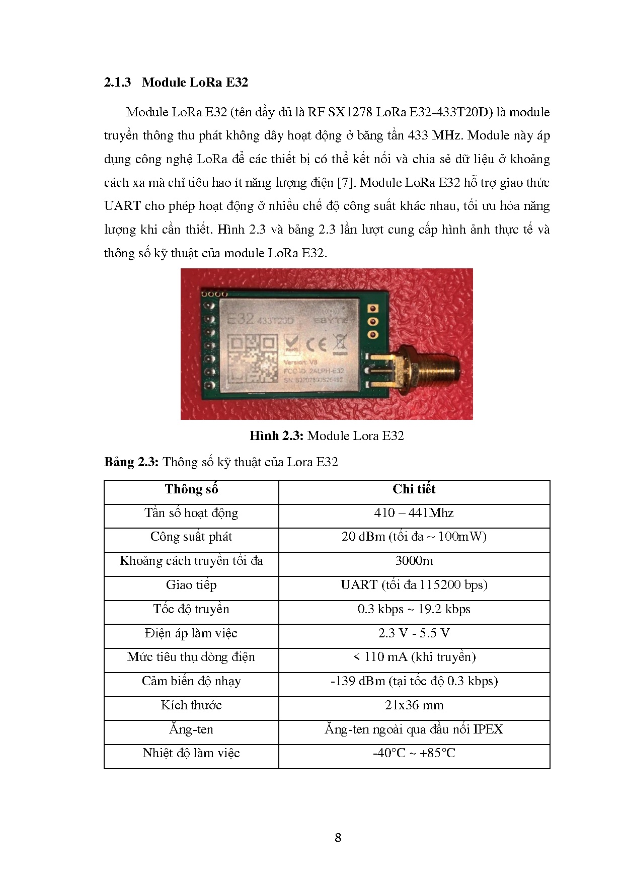 Đồ án tốt nghiệp - Thiết kế hệ thống điều khiển và giám sát nhà kho thông minh ứng dụng công nghệ L - Trang 23
