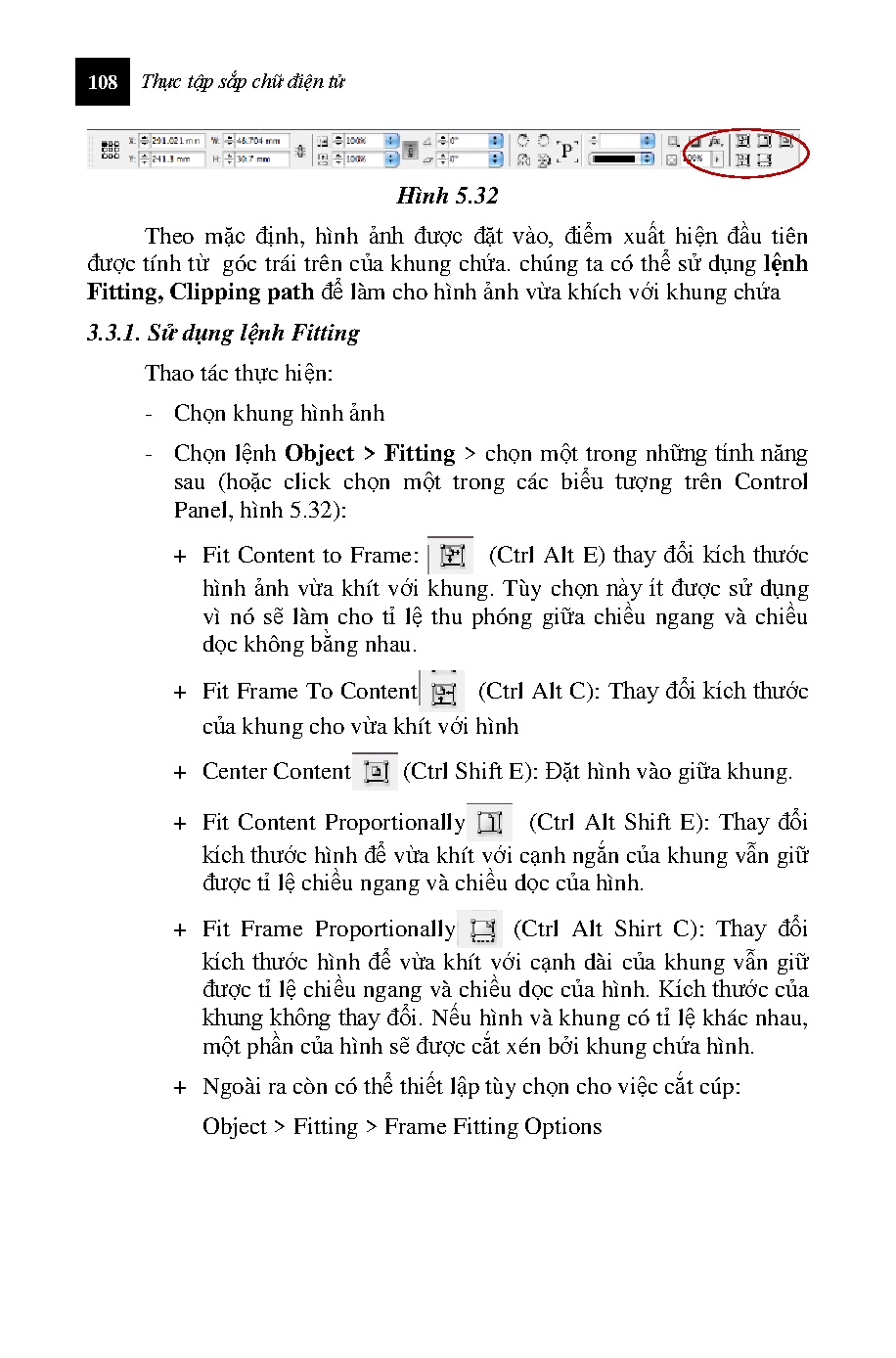 Thực tập sắp chữ điện tử (HCMUTE) - Trang 108