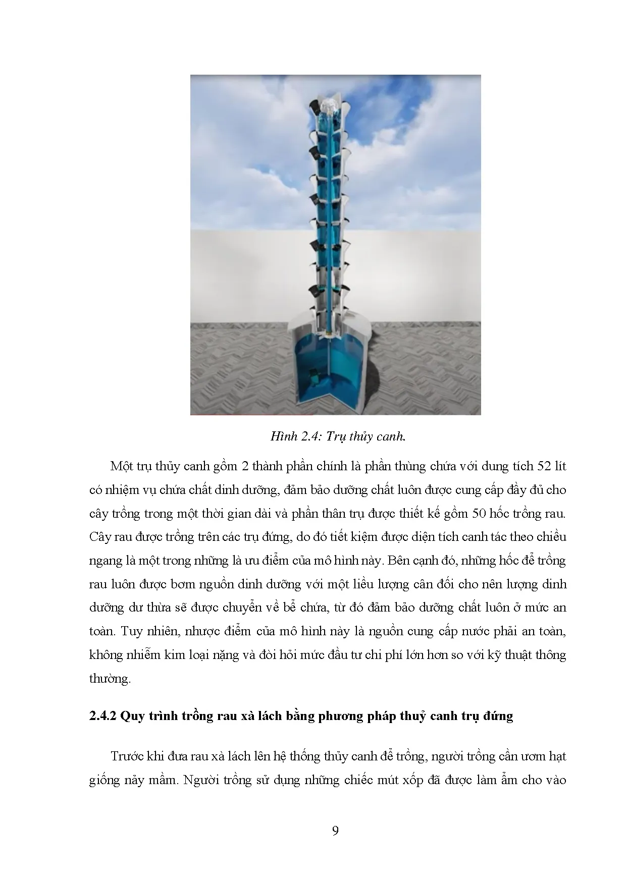 Đồ án tốt nghiệp - Thiết kế mô hình trồng rau thủy canh trụ đứng dựa trên nền tảng IOTs - Trang 21
