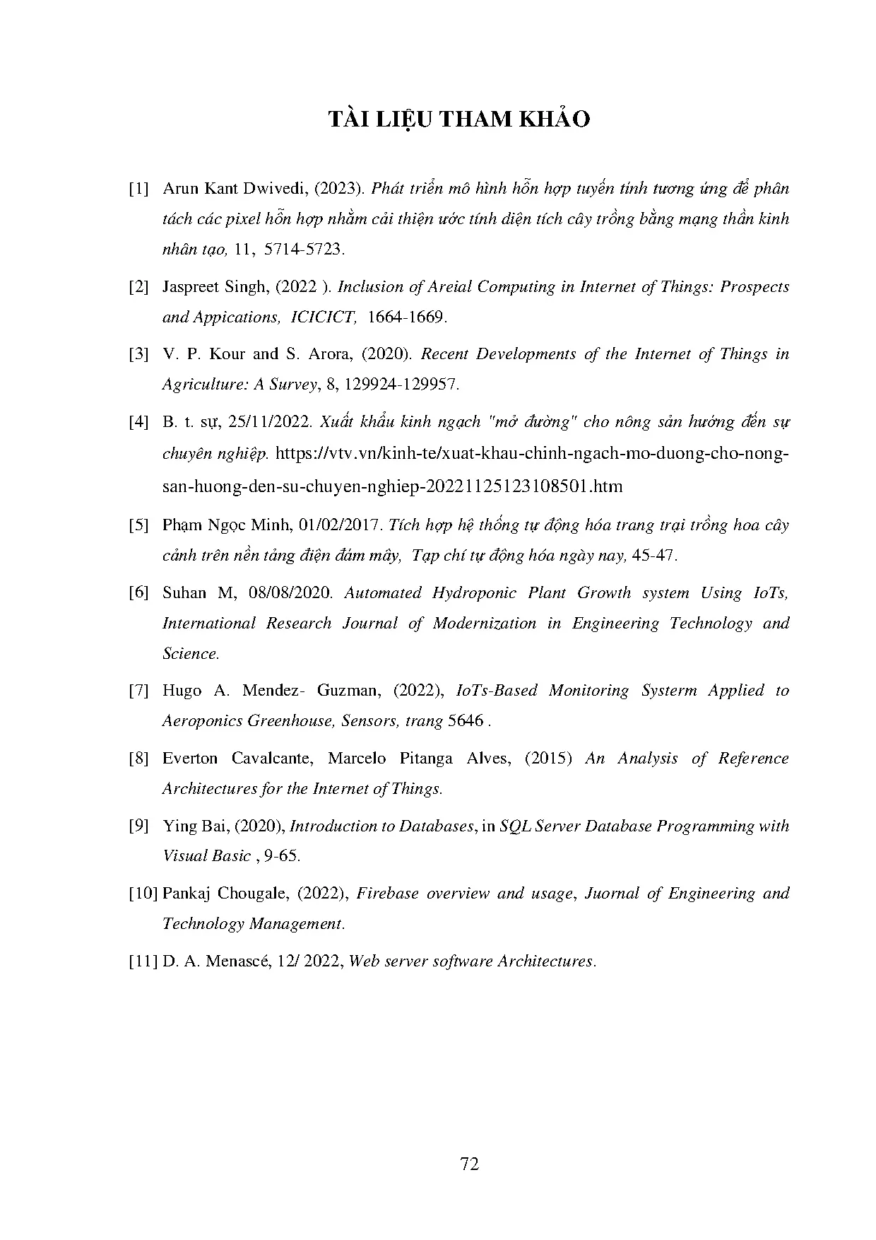 Đồ án tốt nghiệp - Thiết kế mô hình trồng rau thủy canh trụ đứng dựa trên nền tảng IOTs - Trang 84